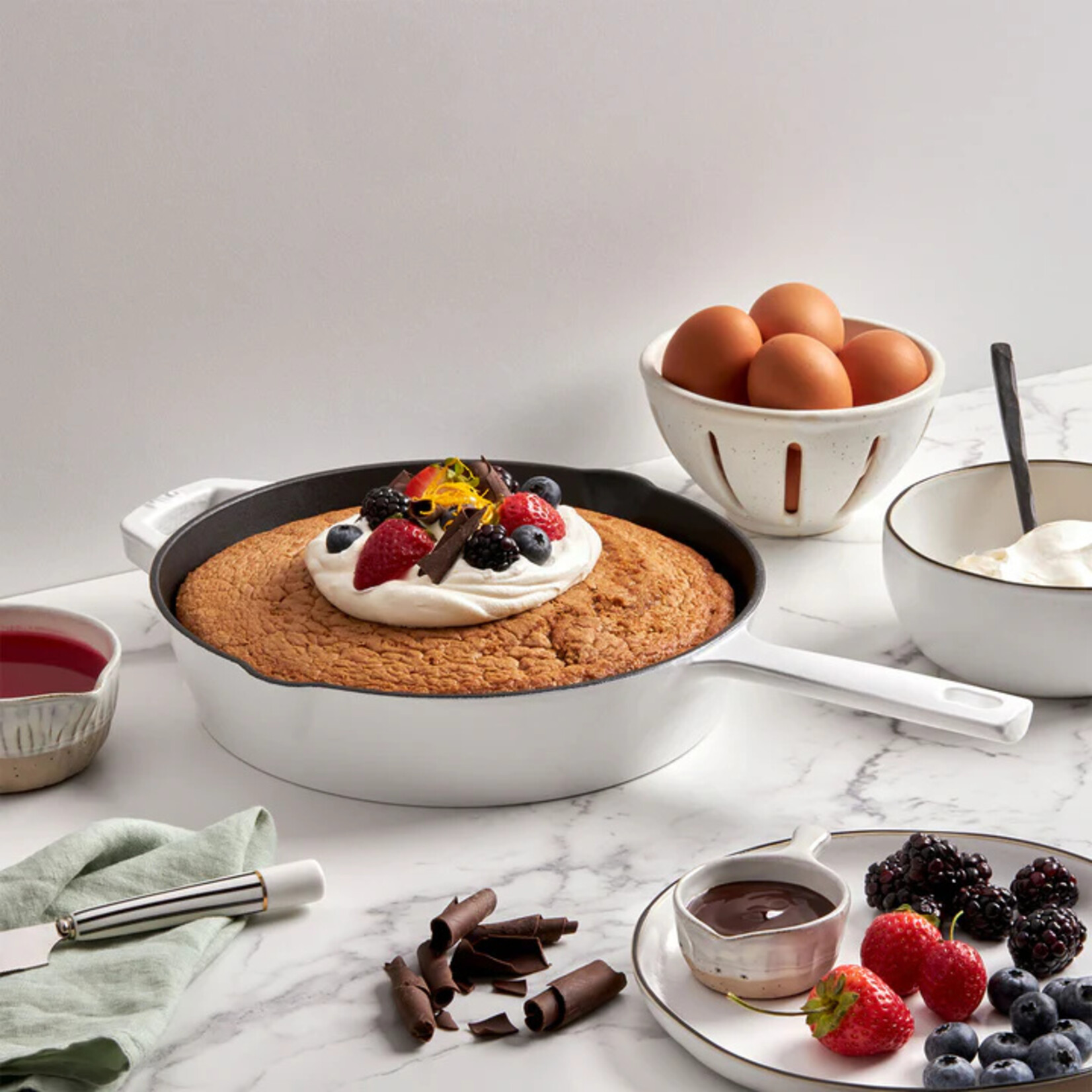 Kana Milo Ultimate Skillet 10" White