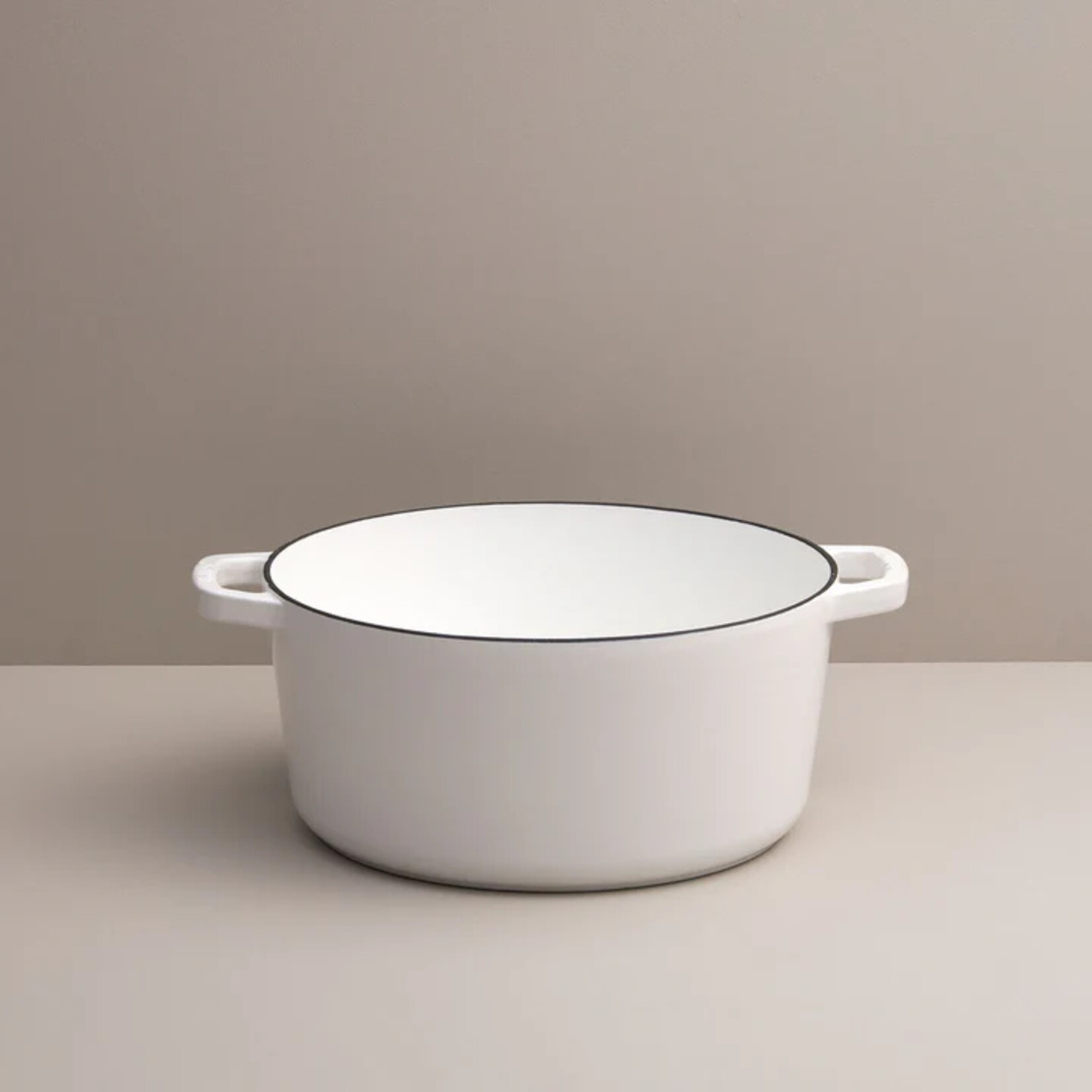 Kana Milo Classic Dutch Oven- 5.5 Qts White