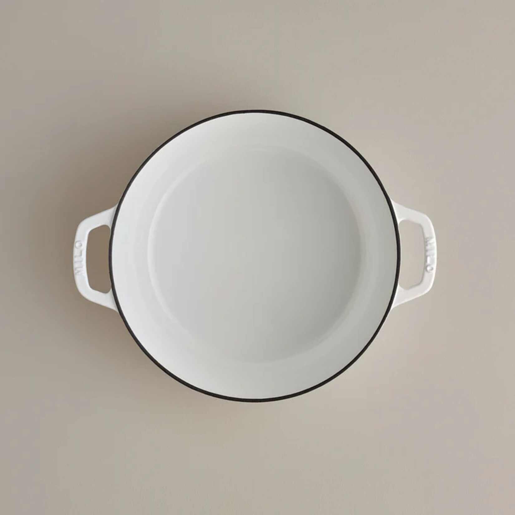 Kana Milo Classic Dutch Oven- 5.5 Qts White