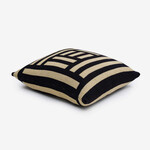 Verloop Columns Pillow Cover- Black