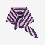 Verloop Simple Stripe Triangle Scarf- Lilac Denim