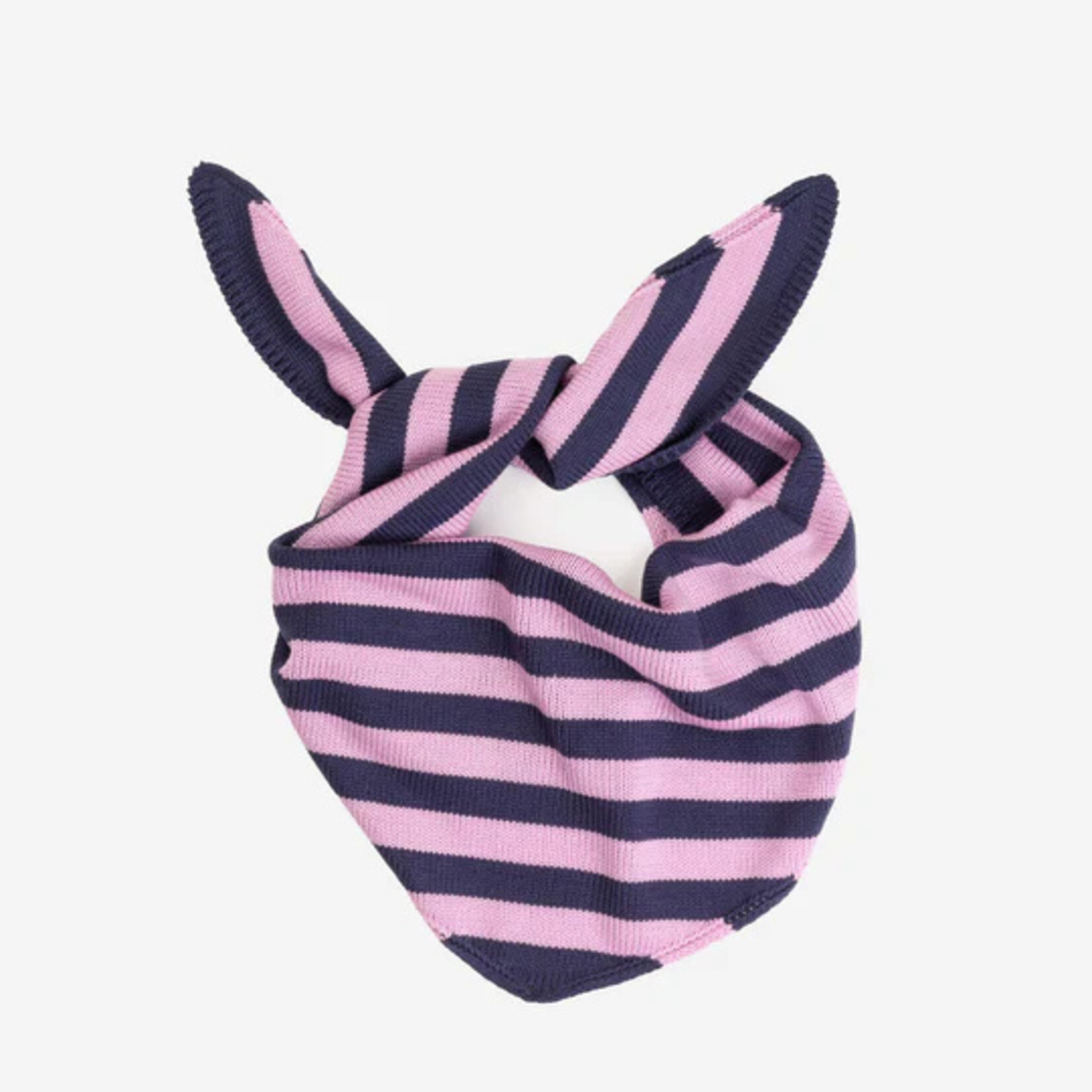 Verloop Simple Stripe Triangle Scarf- Lilac Denim