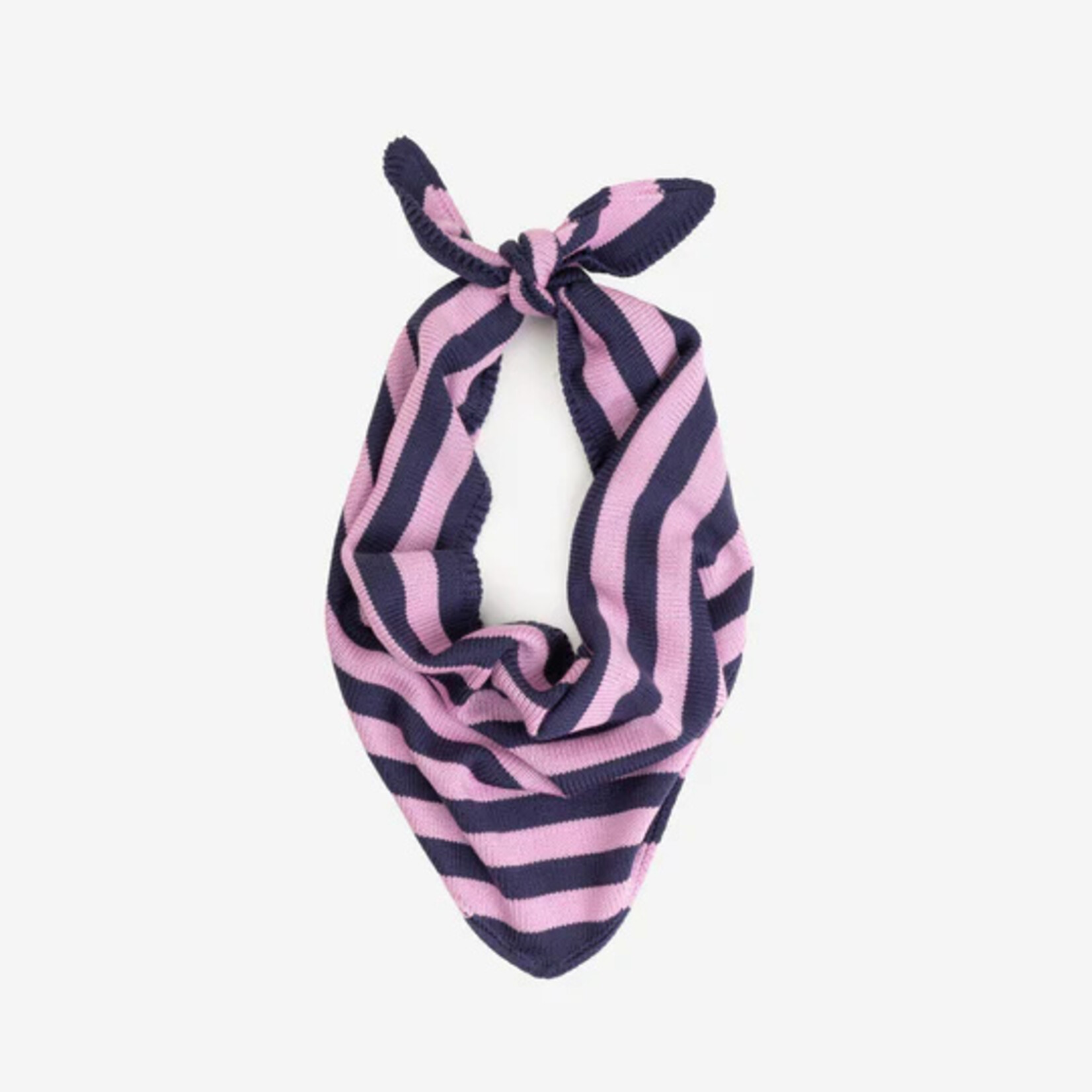 Verloop Simple Stripe Triangle Scarf- Lilac Denim