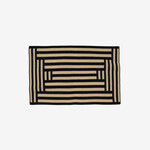 Verloop Columns Mini Rug- Black