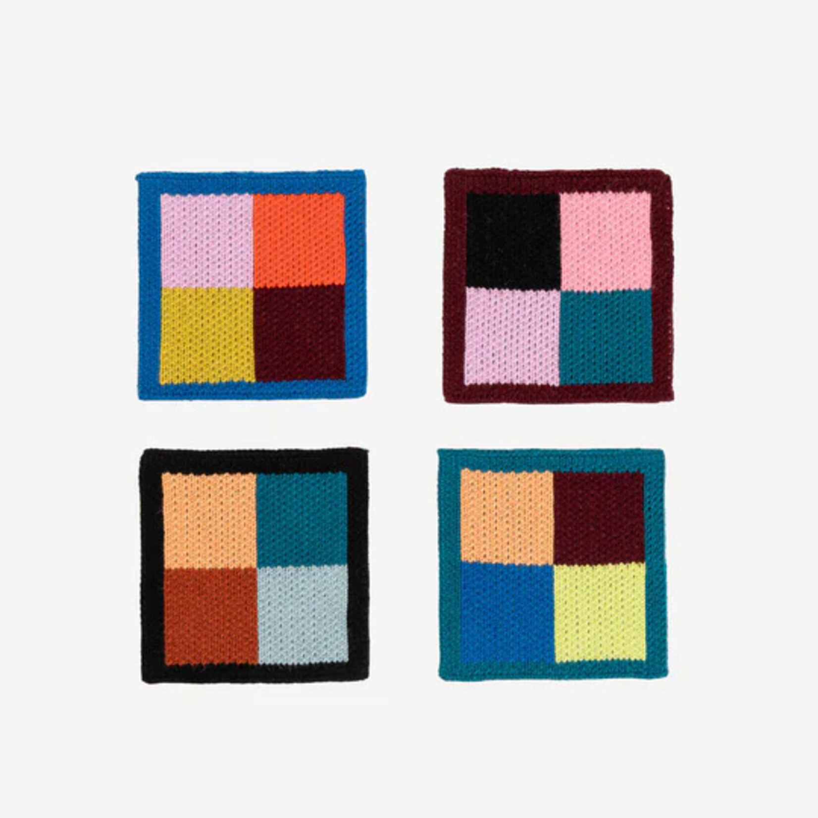 Verloop Color Patch Coaster Set- Sport