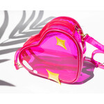 Bewaltz Jelly Sparkling Heart Emoji Handbag