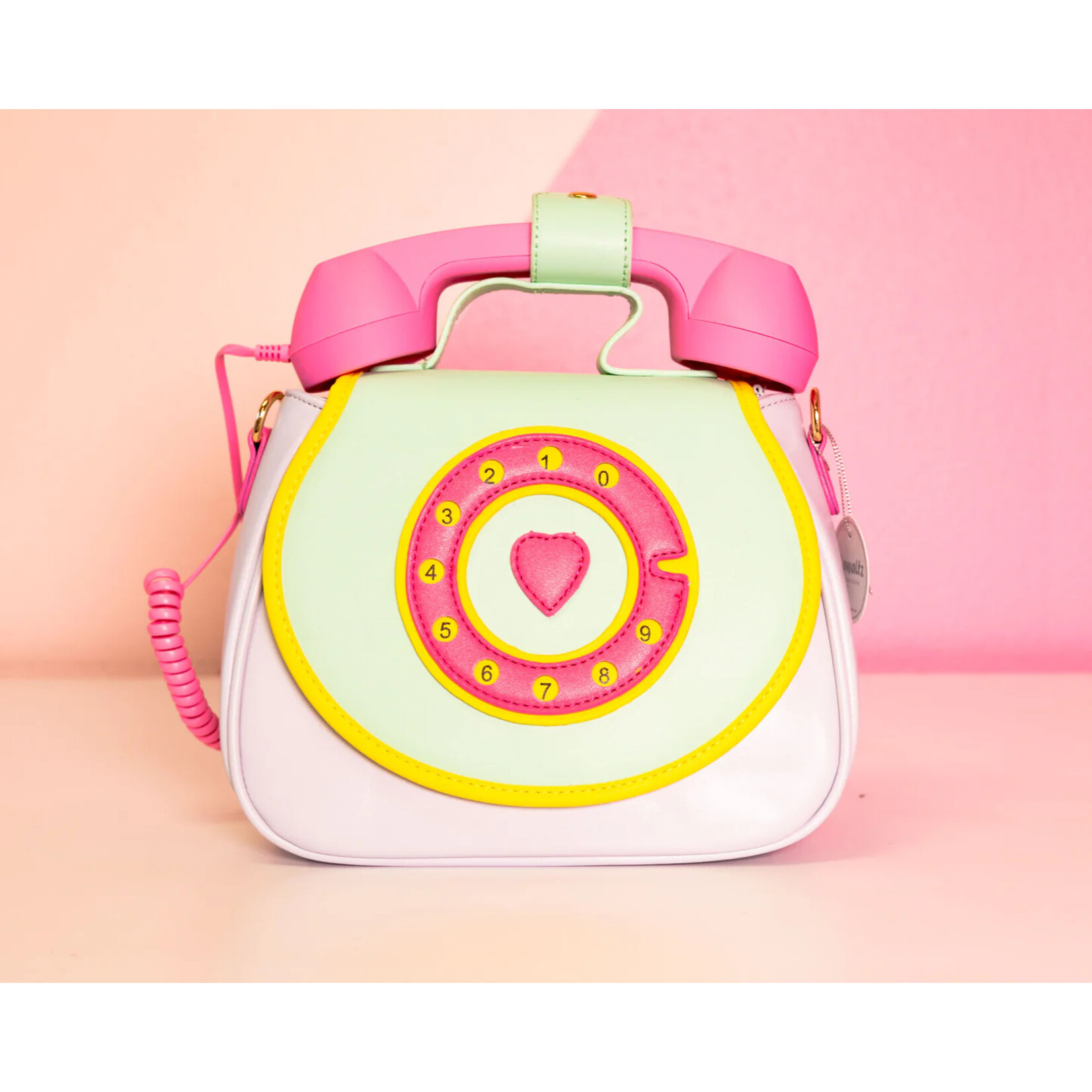 Bewaltz Ring Ring Phone Bag- Cotton Candy Mint Green