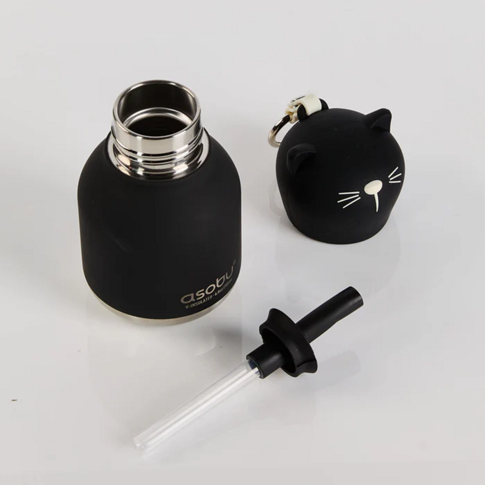 Ad N Art ASOBU Mini Bestie Bottle- Black Cat