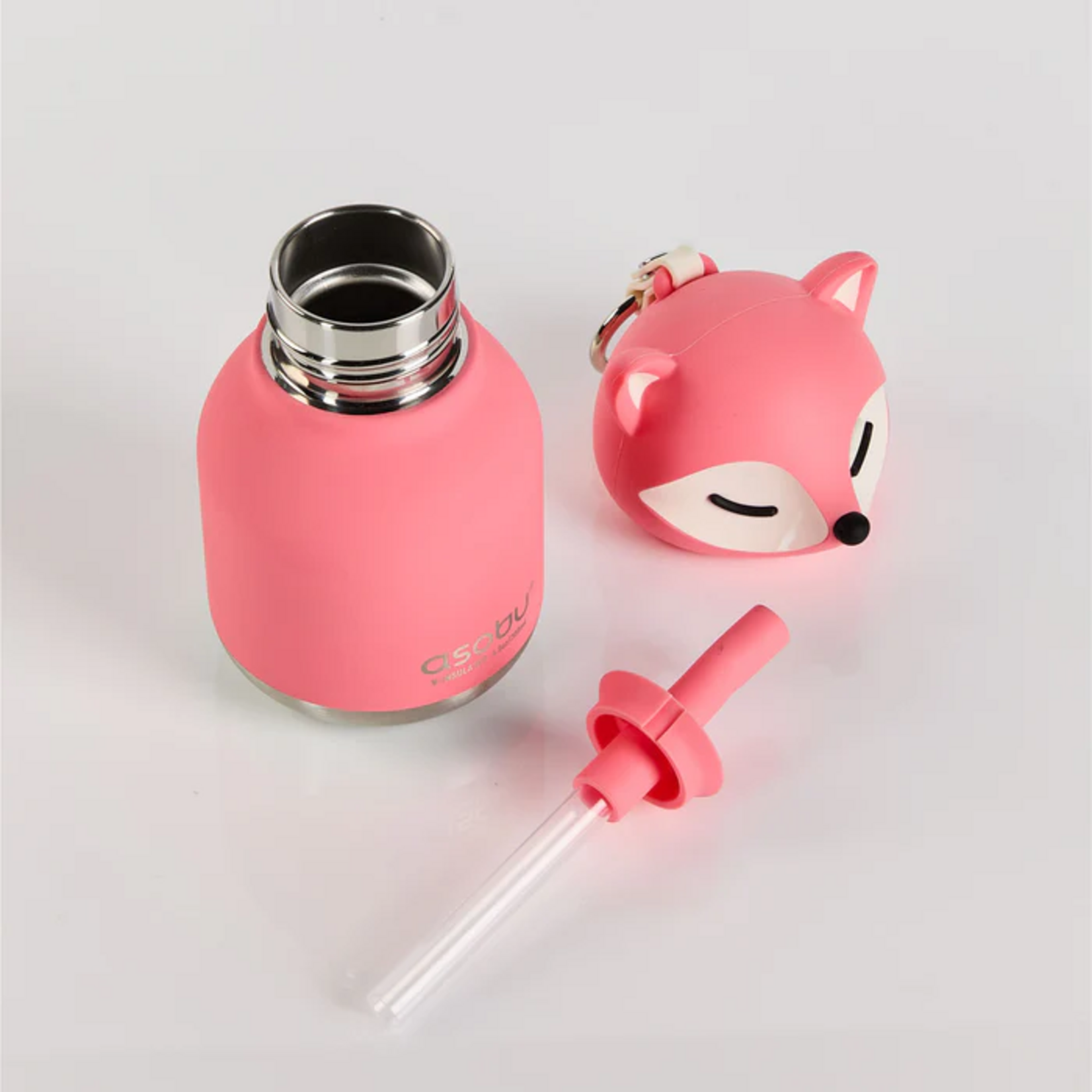 Ad N Art ASOBU Mini Bestie Bottle- Pink Fox