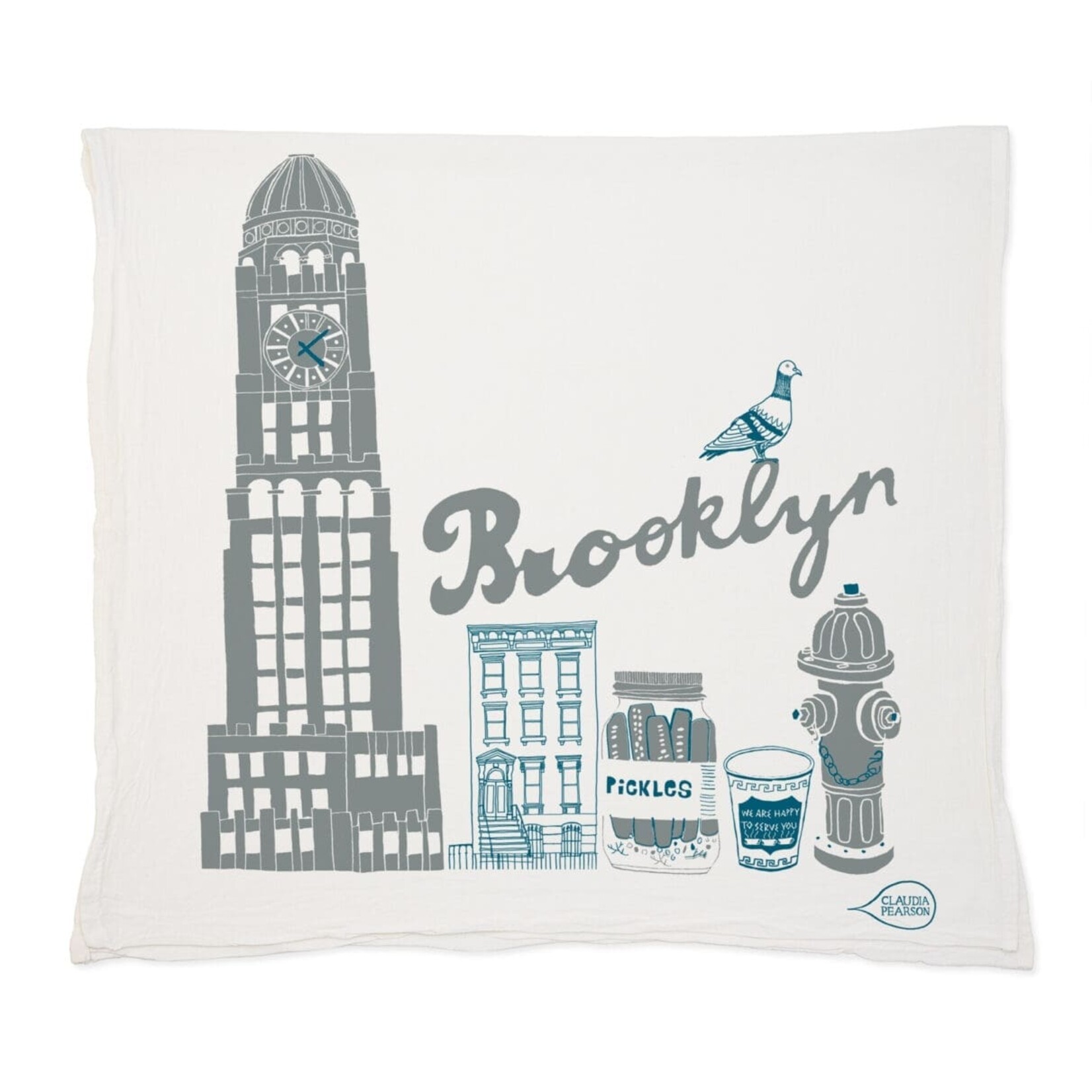 Claudia Pearson Brooklyn Tea Towel