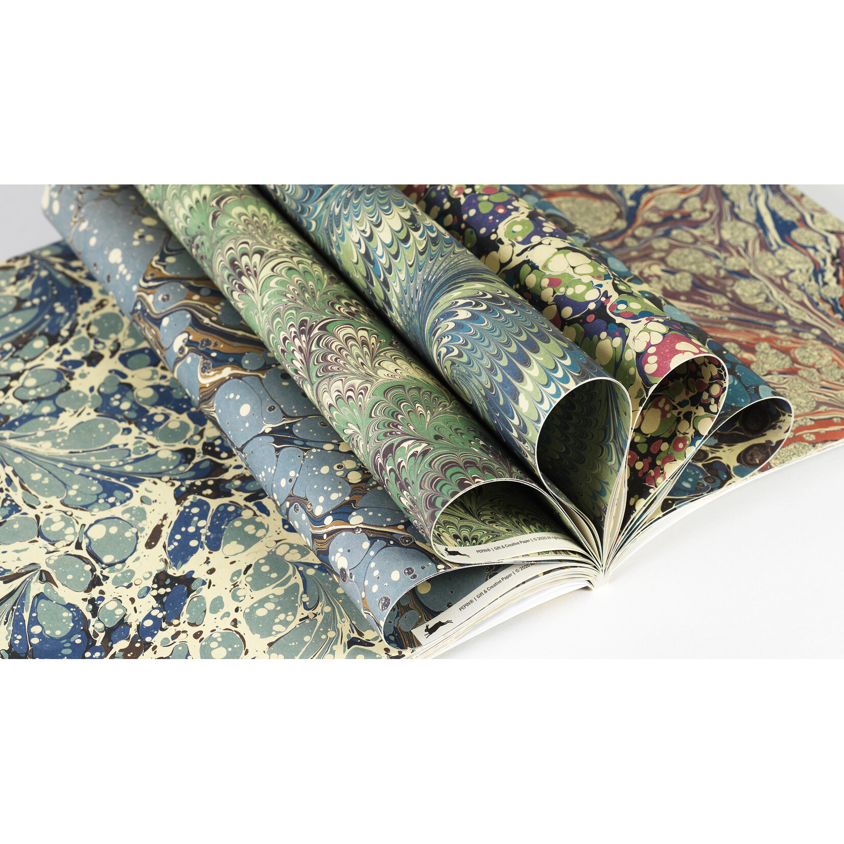 Pepin Press Marbled Paper Designs Gift & Creative Paper Book Vol. 102