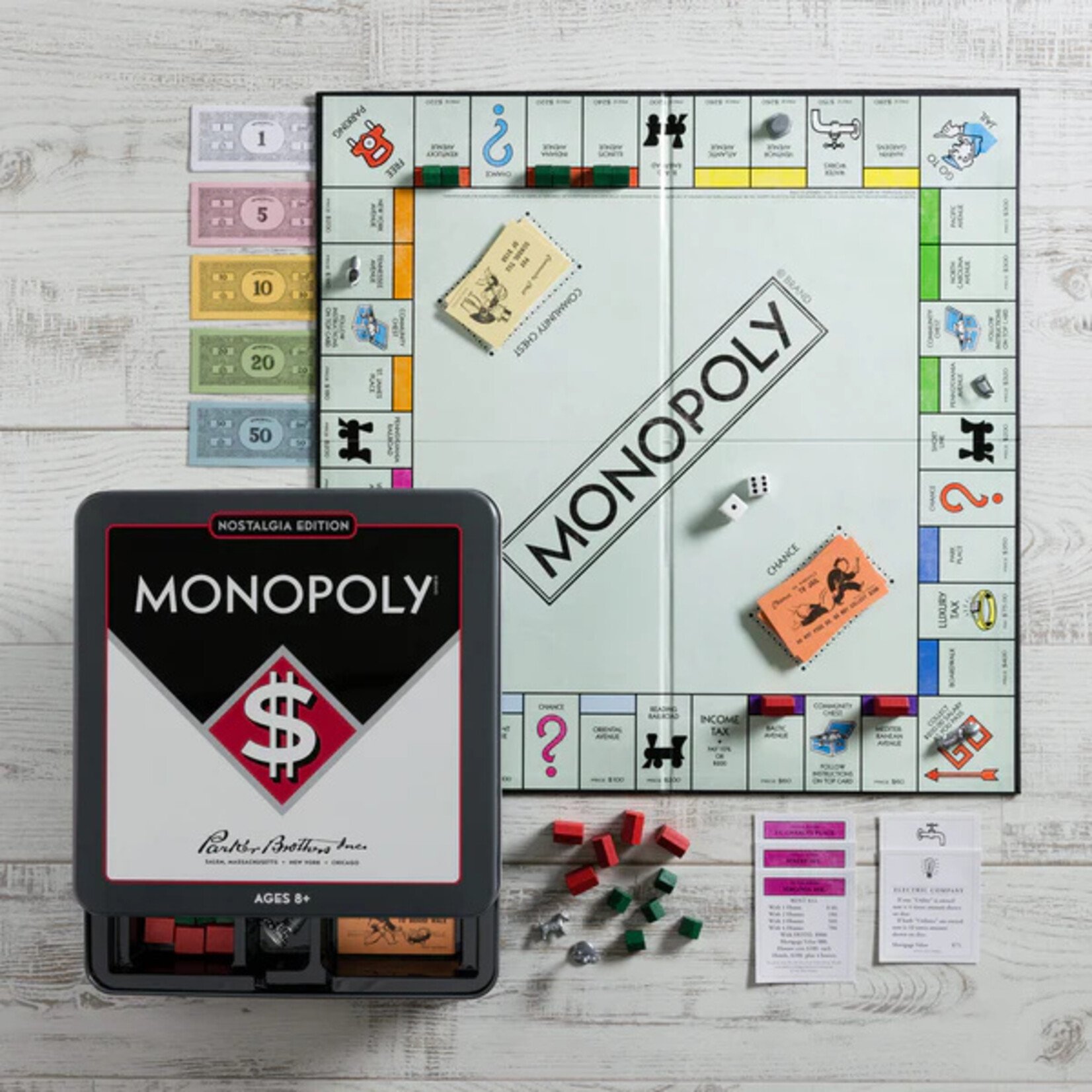 WS Game Company Nostalgia Tin- Monopoly