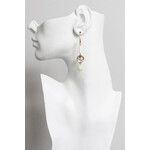 David Aubrey Jewelry Vintage Doggie Glass Cluster Earrings