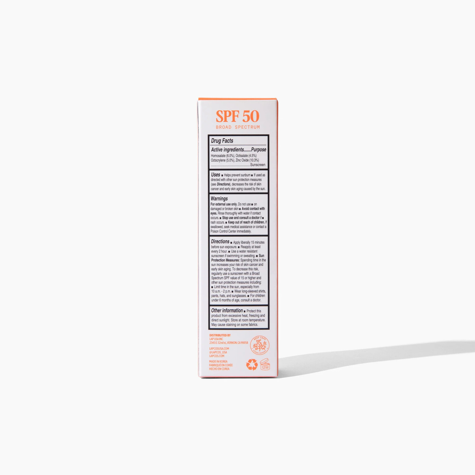 Lapcos Hybrid Daily Suscreen SPF 50+ with Ginseng Extract