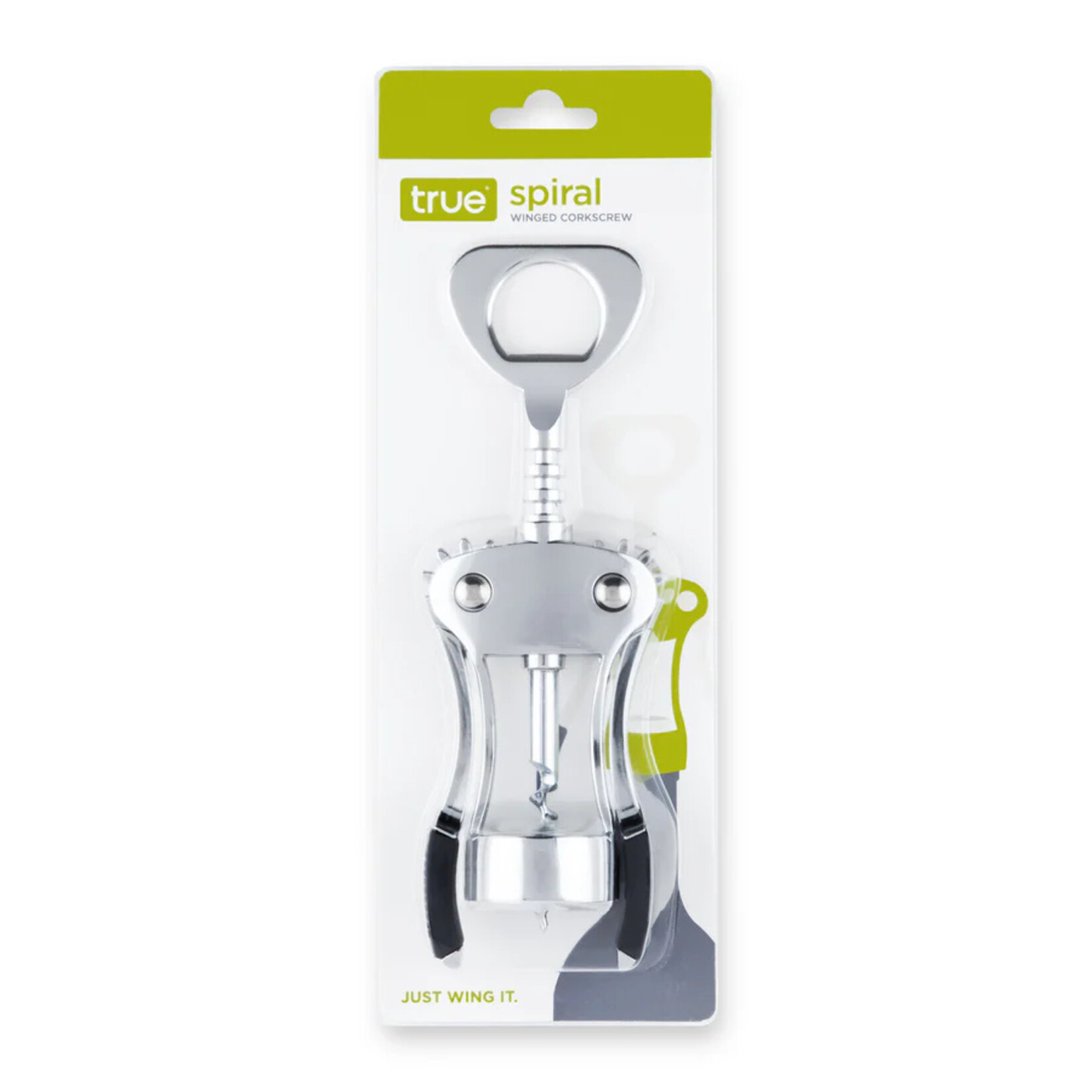 TRUE Brands Spiral Winged Corkscrew