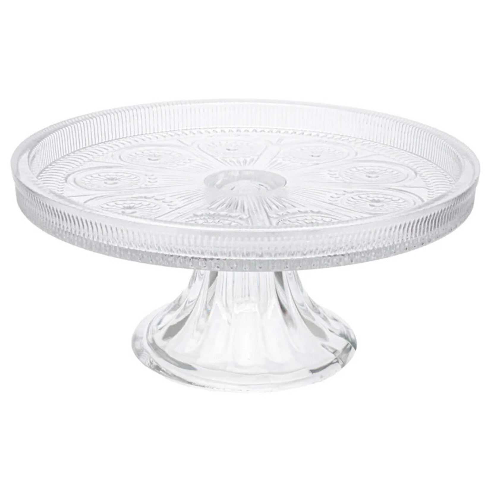 Boston International Clear Codi Glass Cake Stand