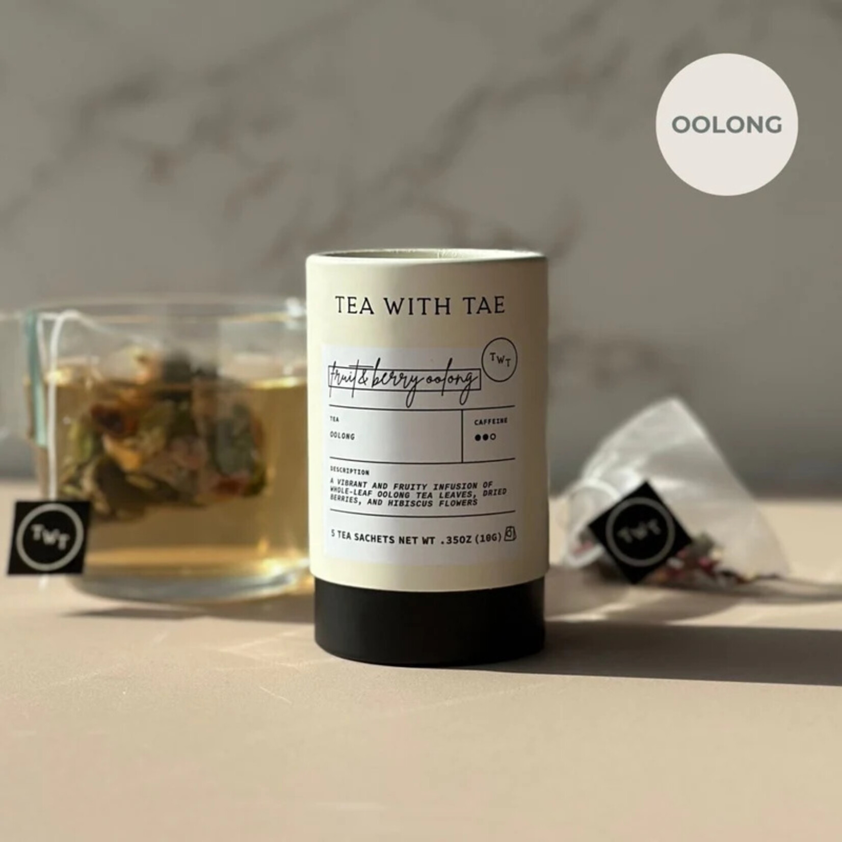 Tea with Tae Fruit & Berry Oolong Mini Tea Tube Gift