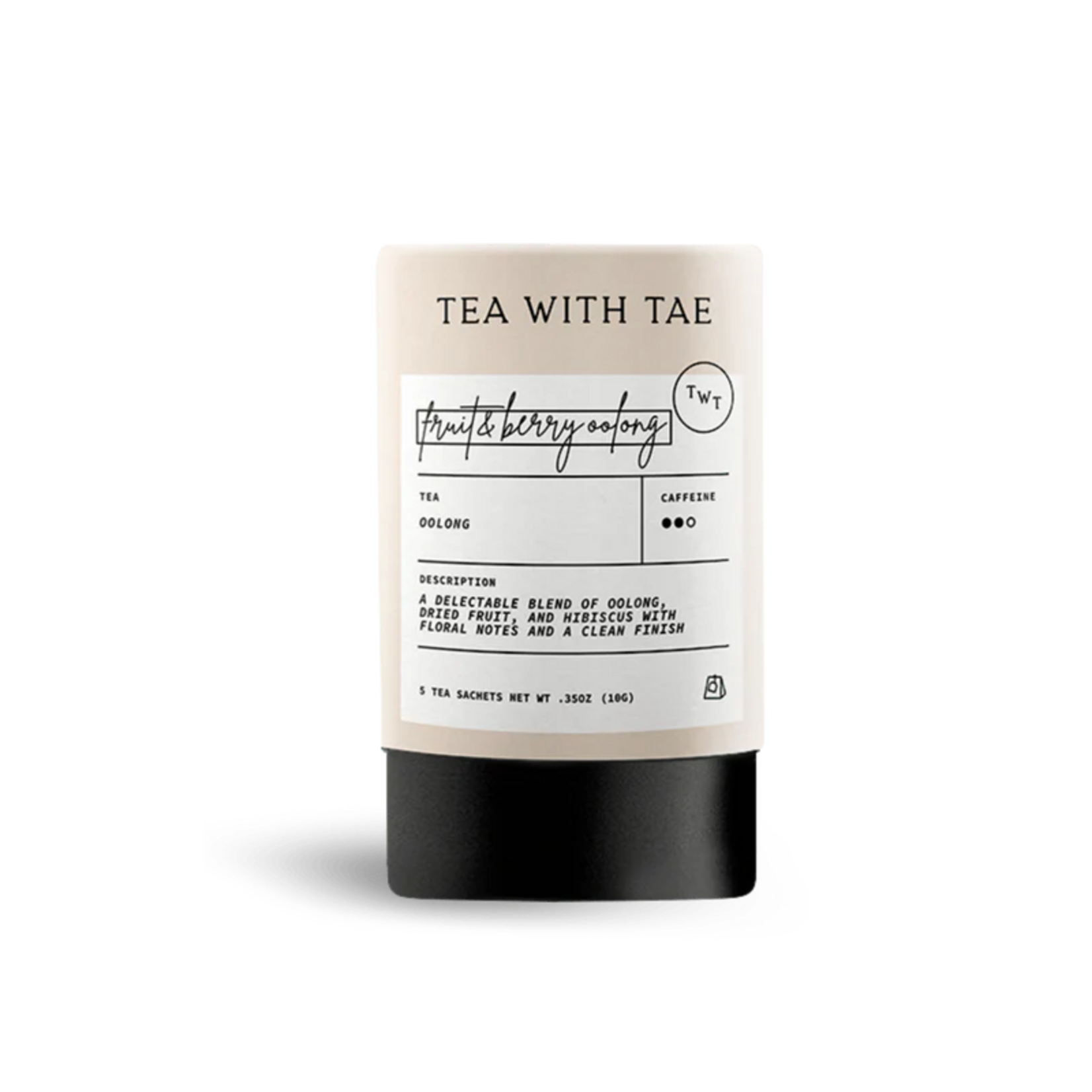 Tea with Tae Fruit & Berry Oolong Mini Tea Tube Gift