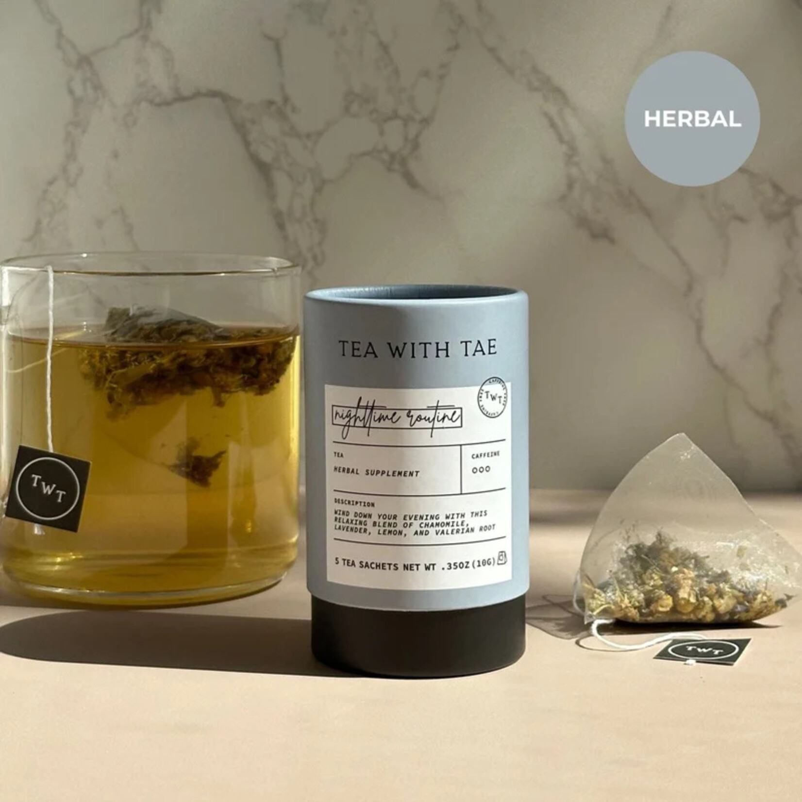 Tea with Tae Nighttime Routine Sleep Tea Mini Tube Gift