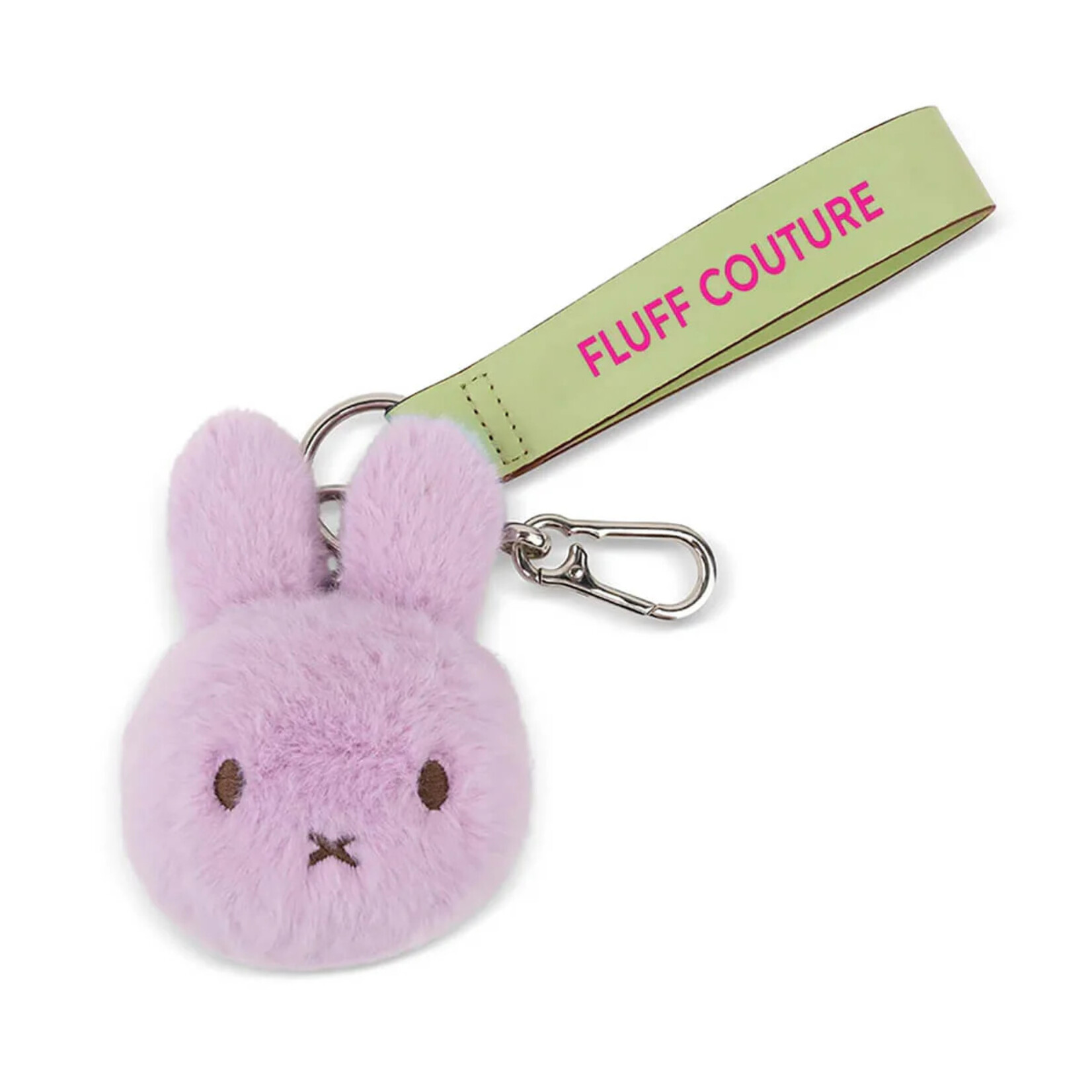 VICI Brands Miffy Fuzzy Bag Charm Plush Lilac