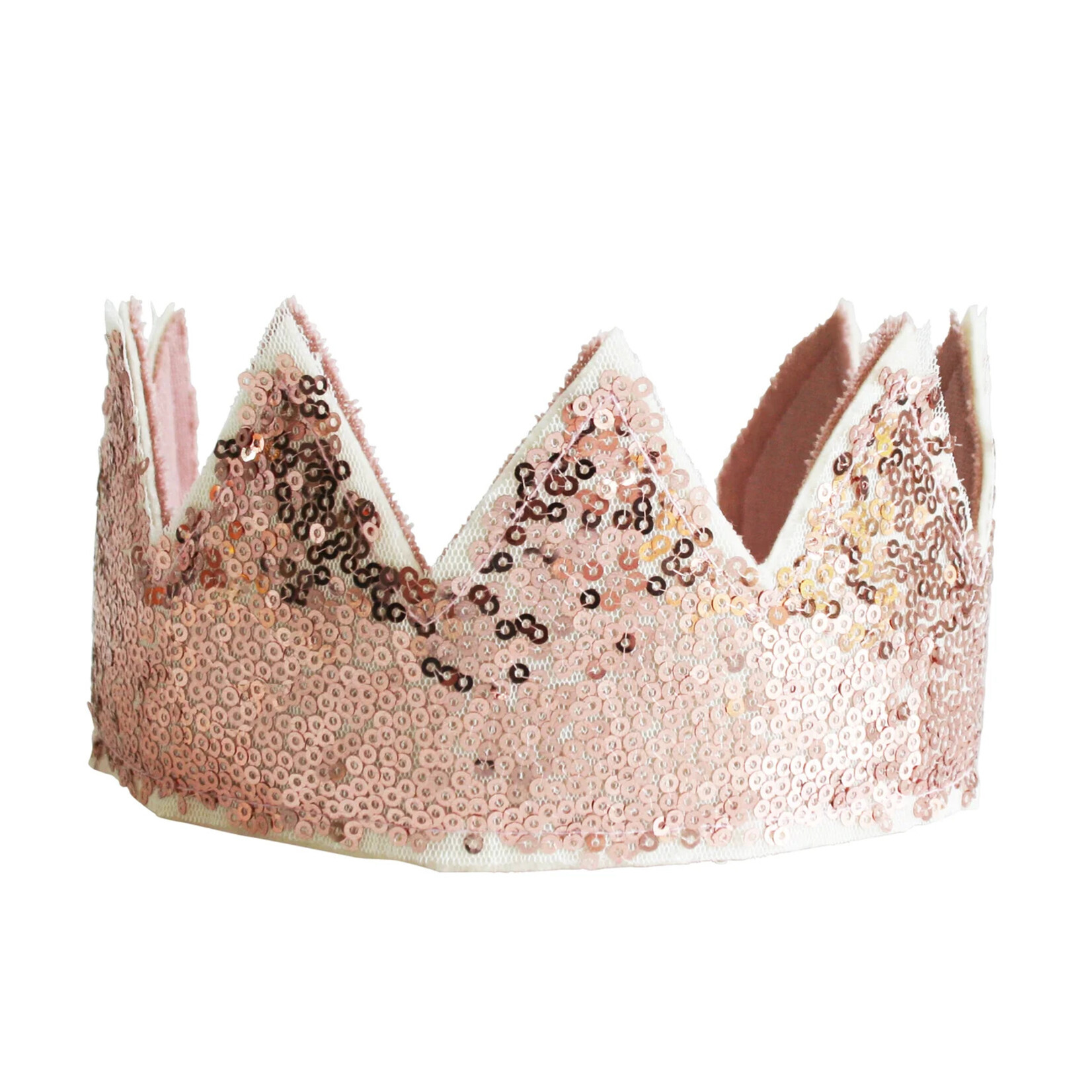 ALIMROSE Rose Gold Sequin Crown