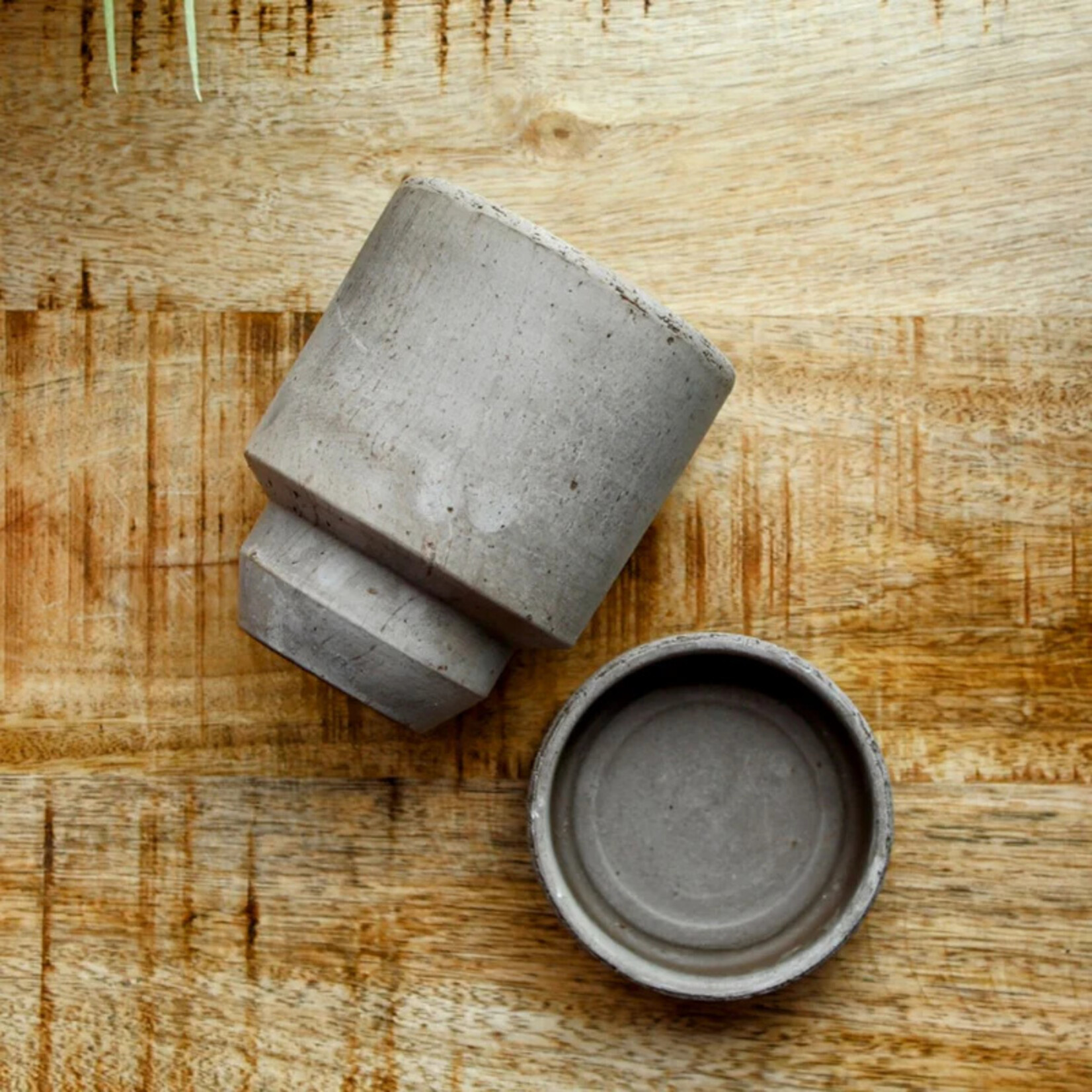 Bergs Potter Hoff Raw Pot- 8cm Grey