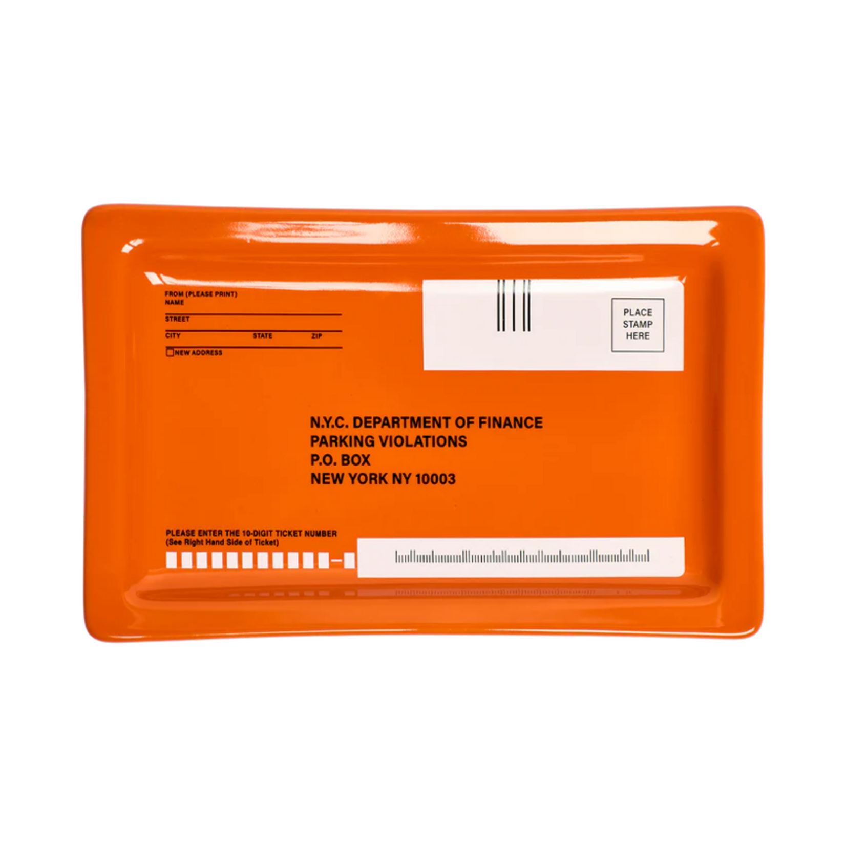 Parking Ticket Funny Tray