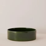 Bergs Potter Hoff Glazed Saucer- 30cm Emerald Green