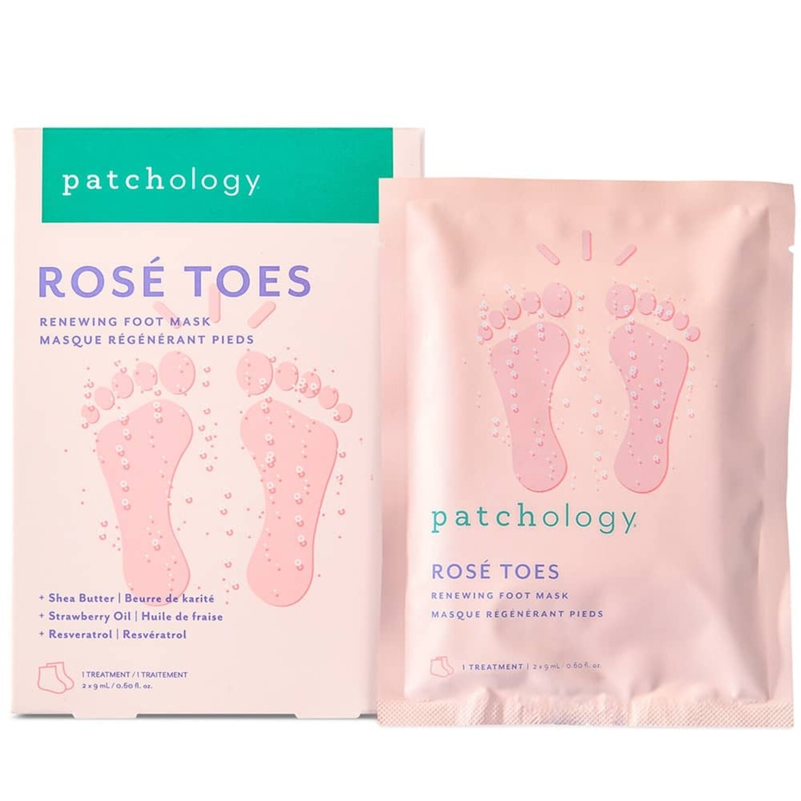 Patchology Rosé Toes Foot Mask