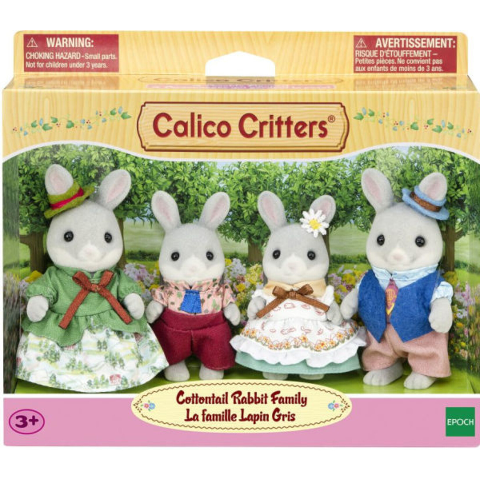 Epoch Everlasting Play Calico Critters Cottontail Rabbit Family