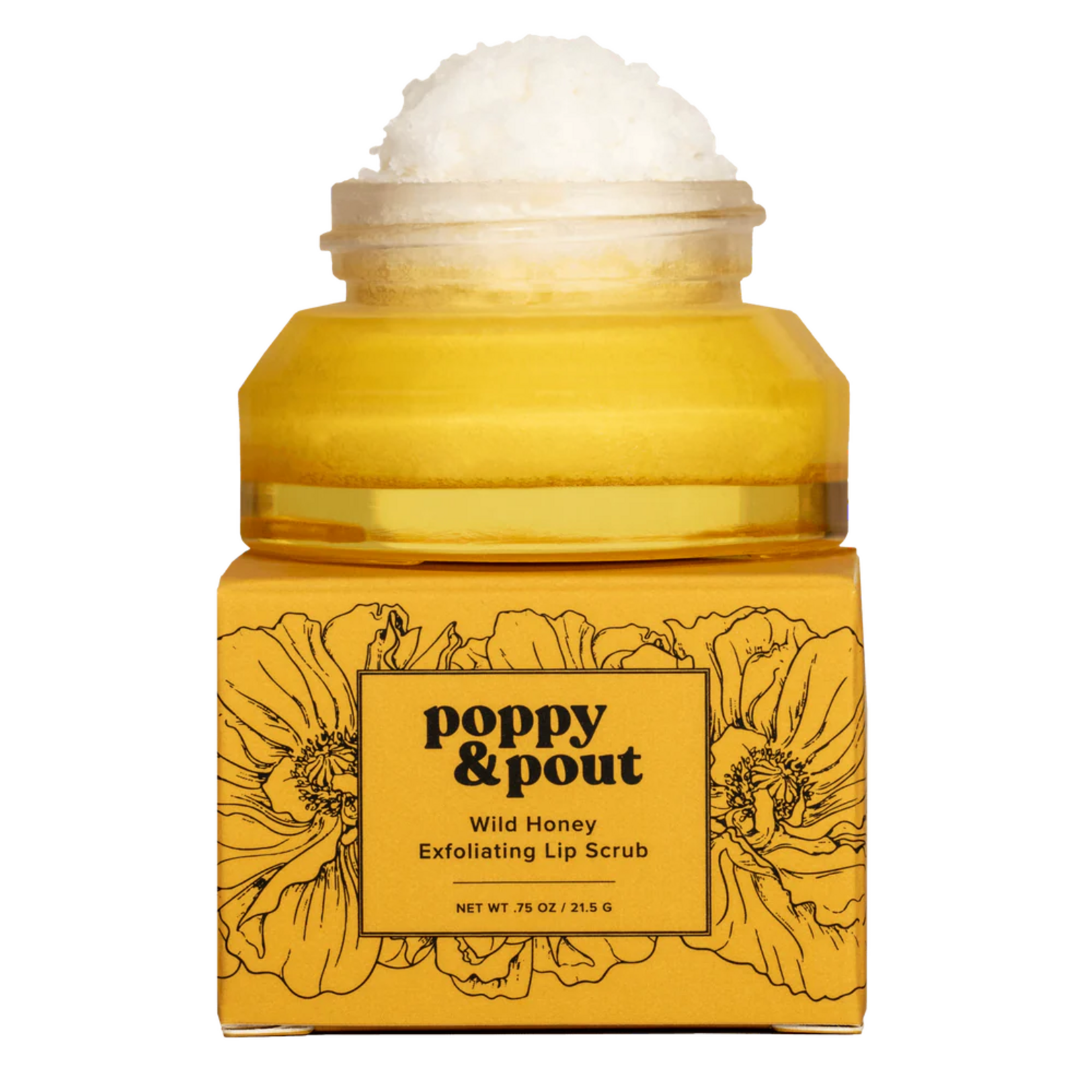 Poppy & Pout Lip Scrub- Wild Honey
