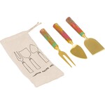 Creative Co-Op Cheese Knives w/ Marbled Resin SET OF 3