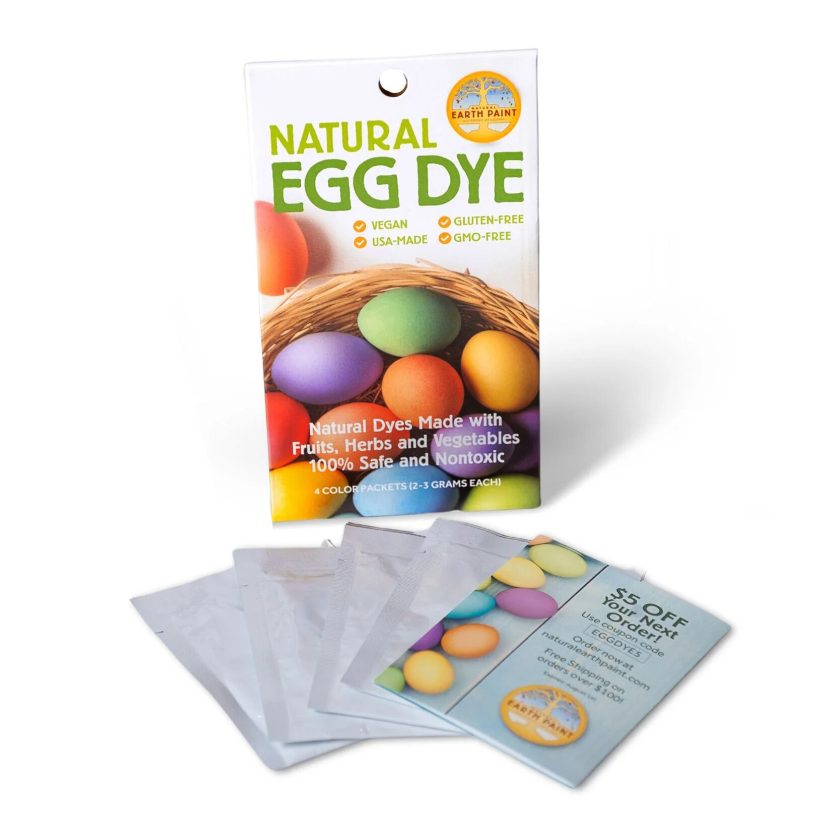 Natural Earth Paint Natural Egg Dye Kit