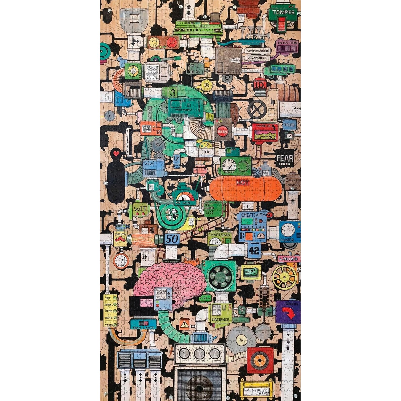 Pomegranate Jonathan Petley: Self Machine 1000pc Puzzle