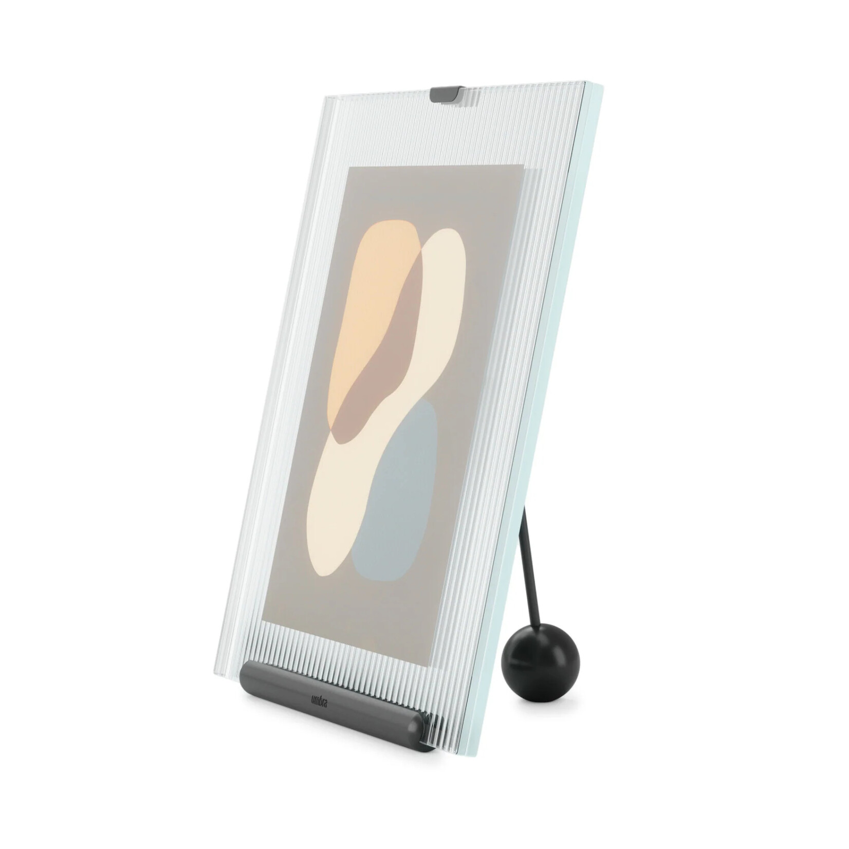 Flute 4"X6" Black Picture Frame