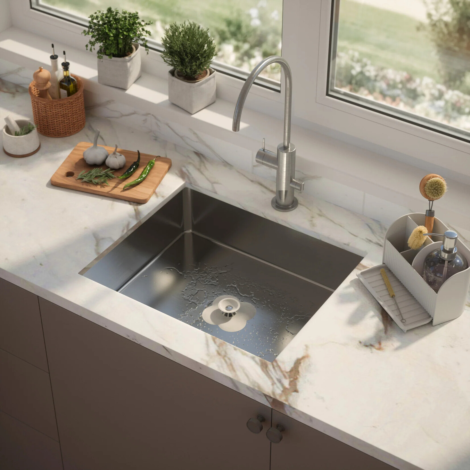 Bloom Hair Catcher- White