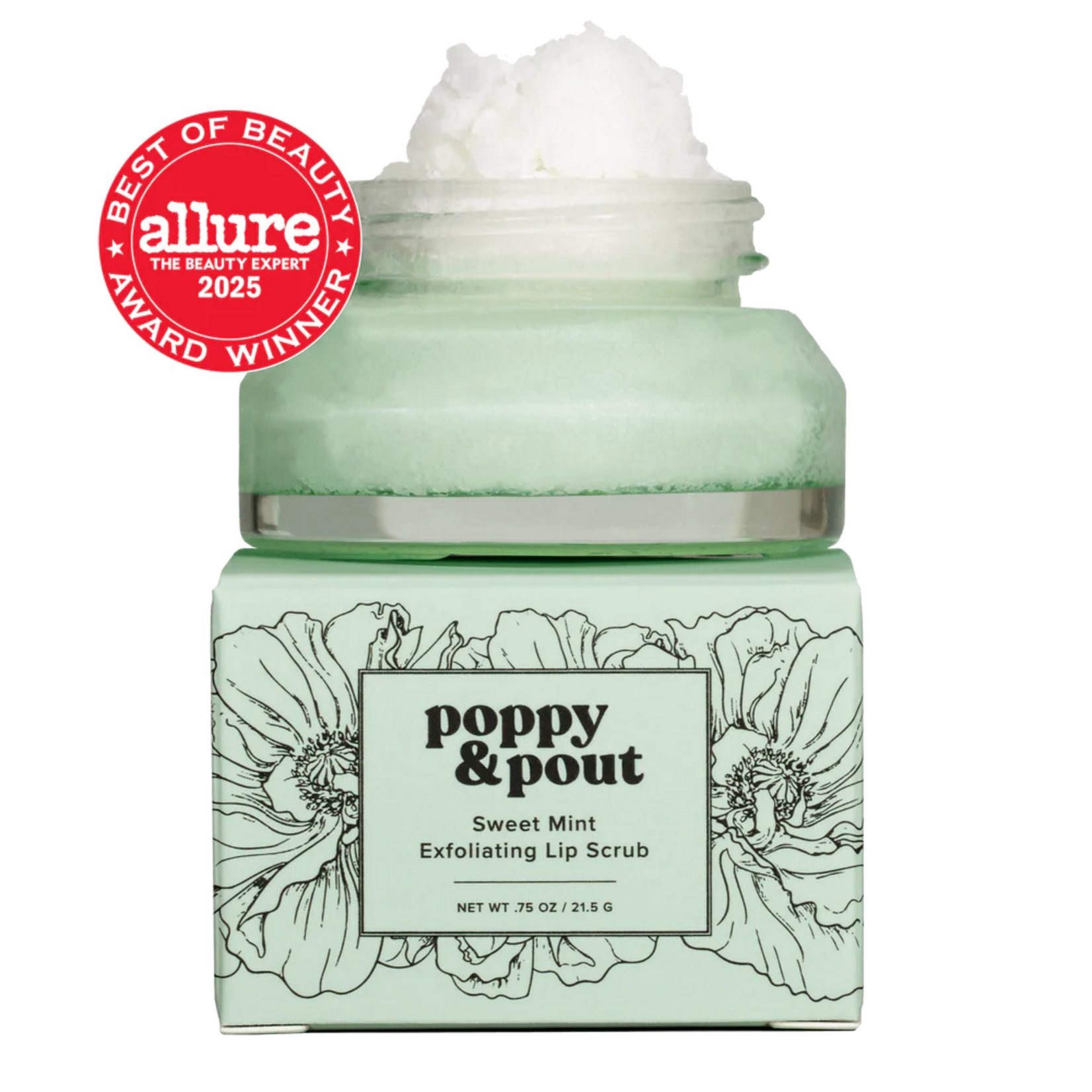 Poppy & Pout Lip Scrub- Sweet Mint