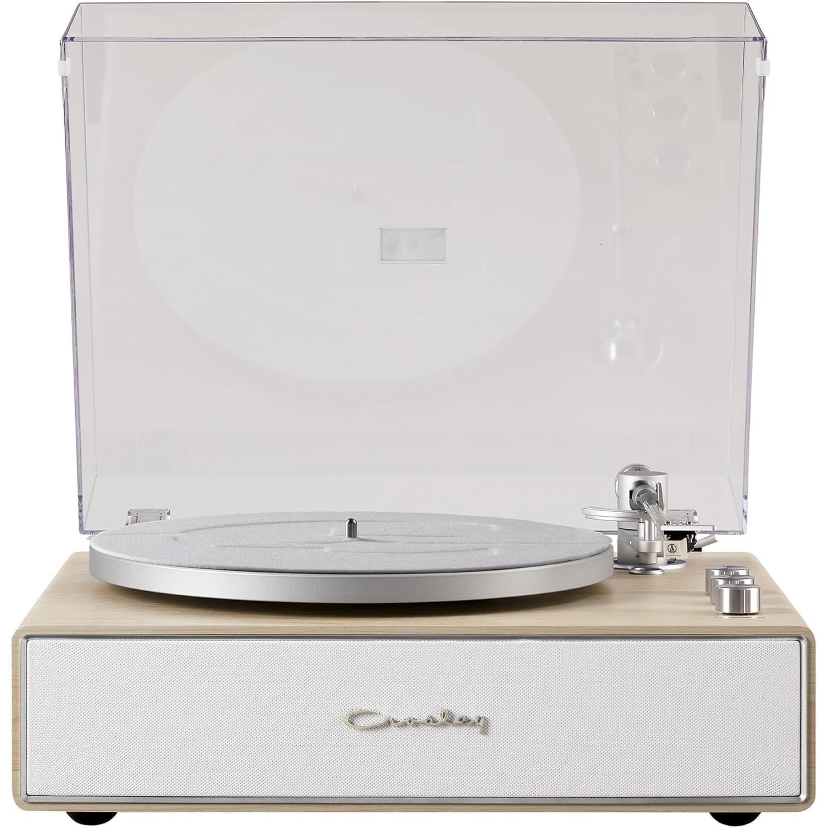 Deer Park Stave Record Player- Natural