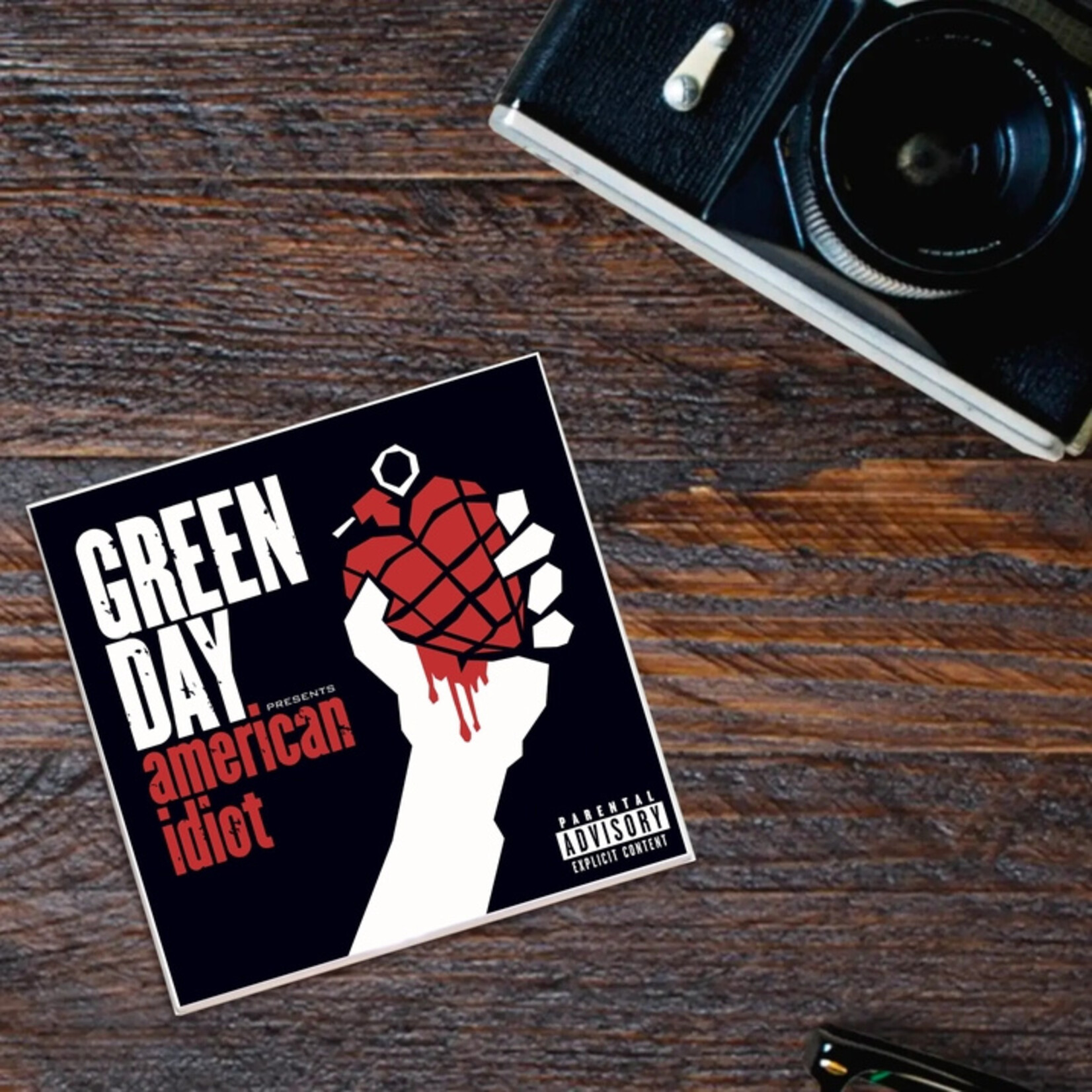 Lucky Mfg. Green Day ' American Idiot' Album Coaster