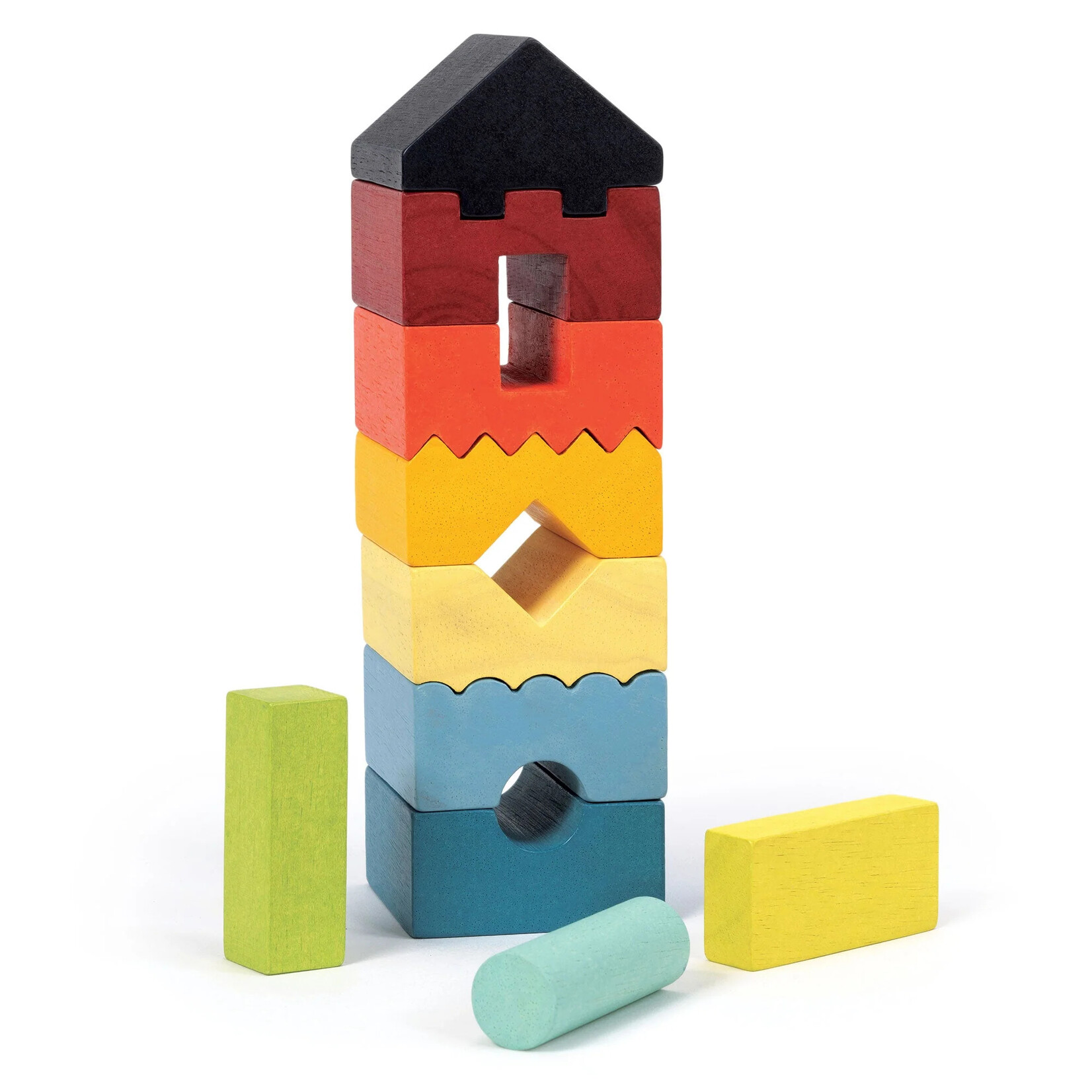 Mentari Toys Colourful Stacking Tower