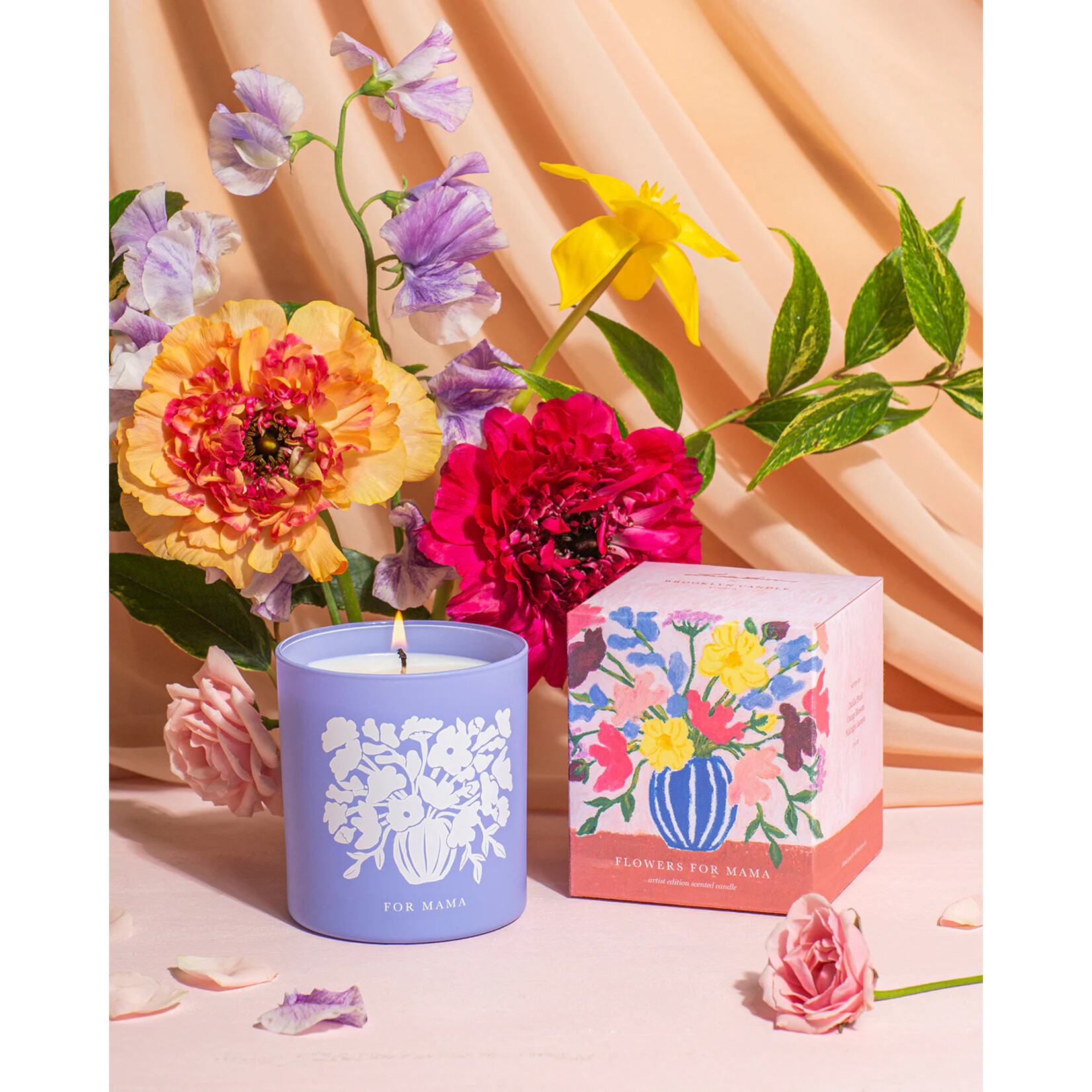 Brooklyn Candle Studio Flowers For Mama Mother's Day Candle