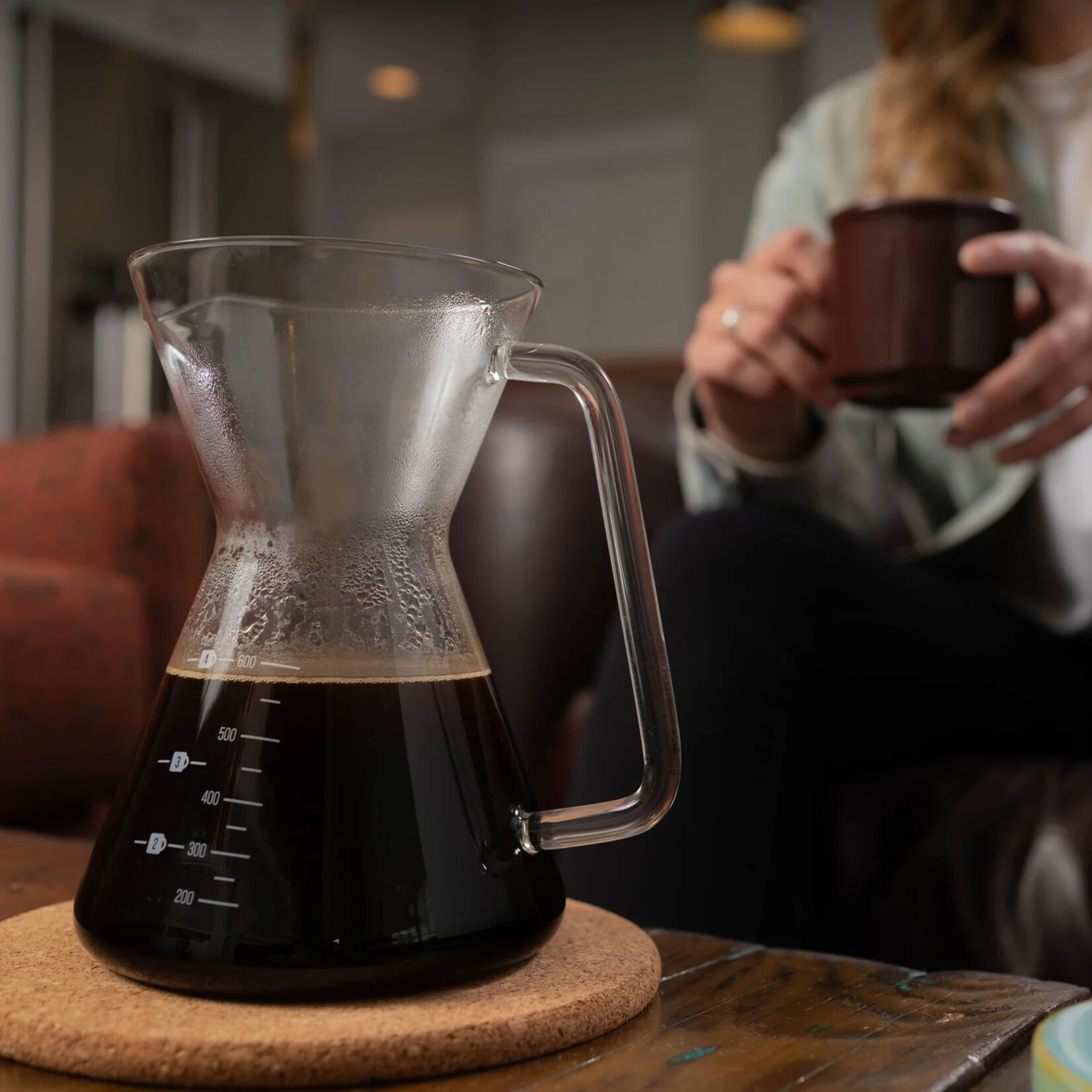 KitchenSupply London Sip Glass Pour- Over Coffee Carafe