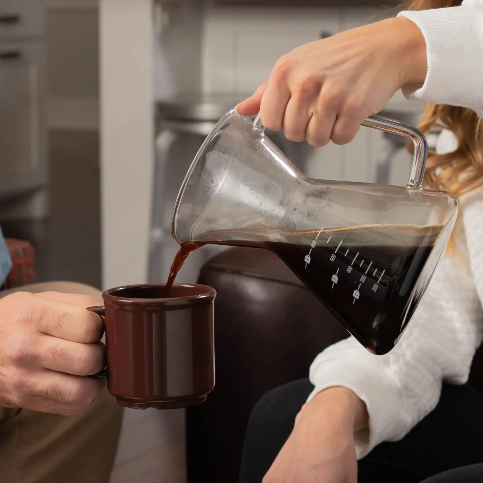 KitchenSupply London Sip Glass Pour- Over Coffee Carafe
