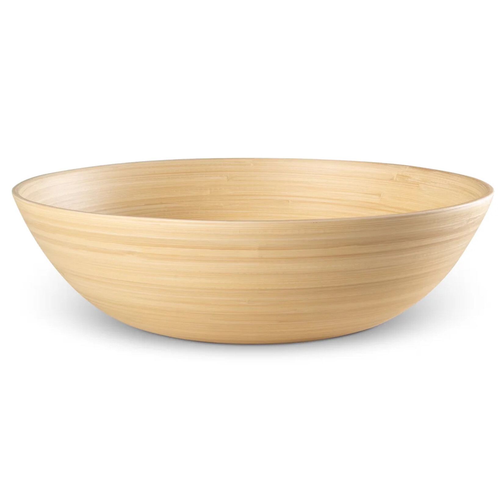 KitchenSupply Bamboo Salad Bowl 12'' - Natural