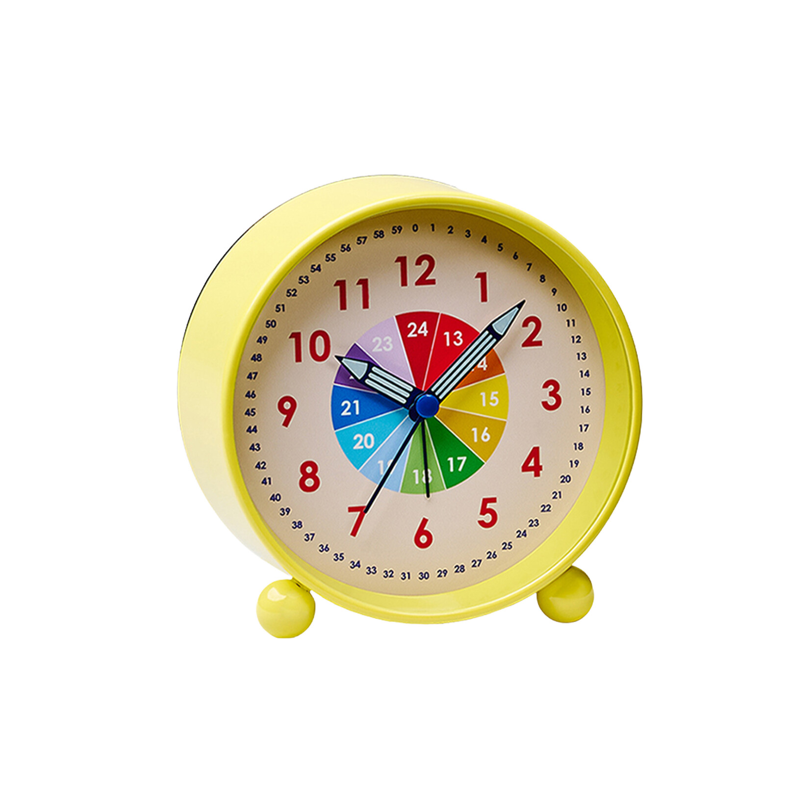 Brainstream USA Kids Learning Clock Yellow Sun