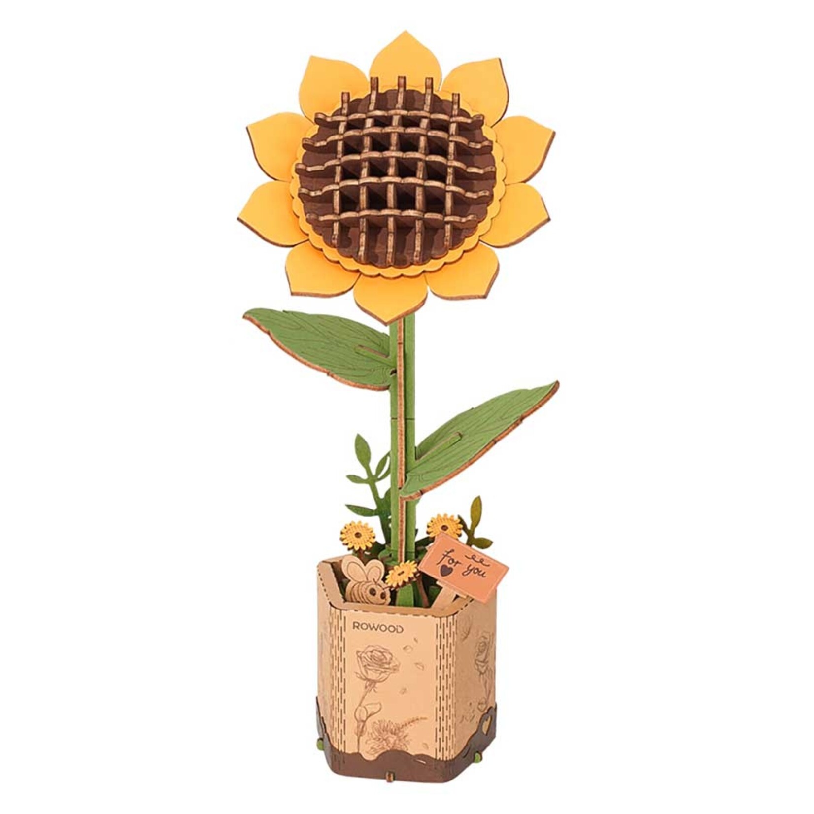 Rolife Rolife 3D Wooden Puzzle - Sunflower