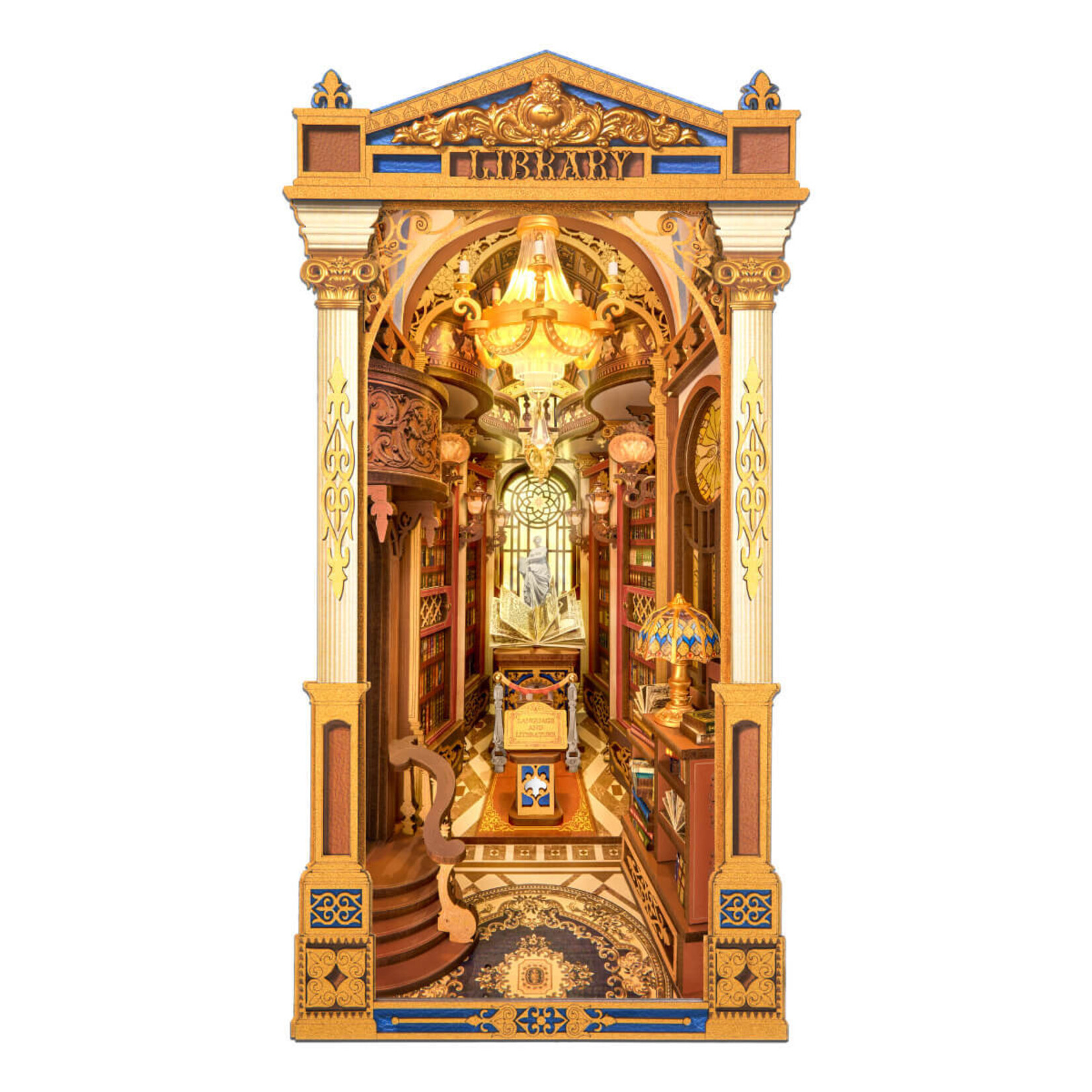 Rolife Rolife DIY Book Book Kit - Library of Wonders