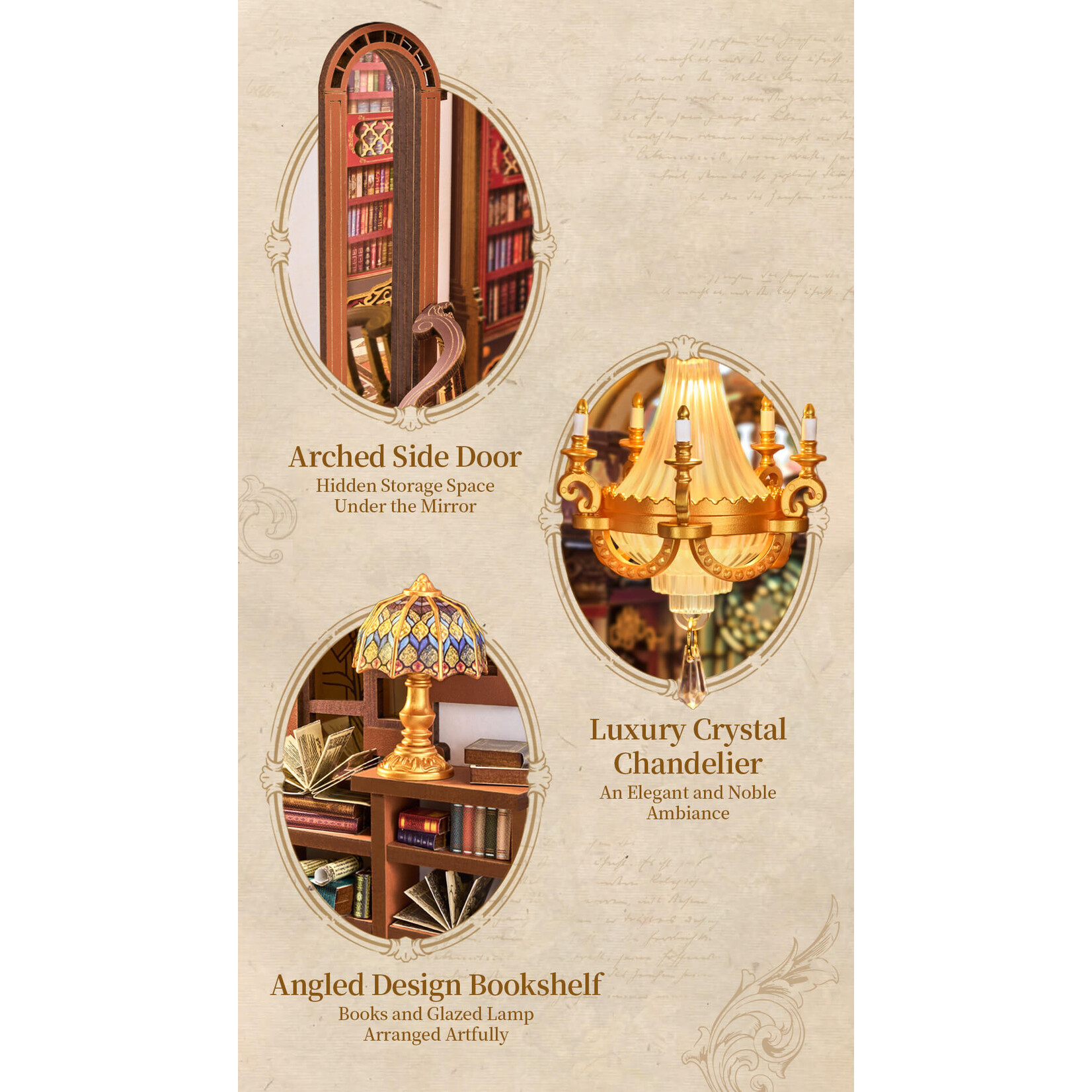 Rolife Rolife DIY Book Book Kit - Library of Wonders