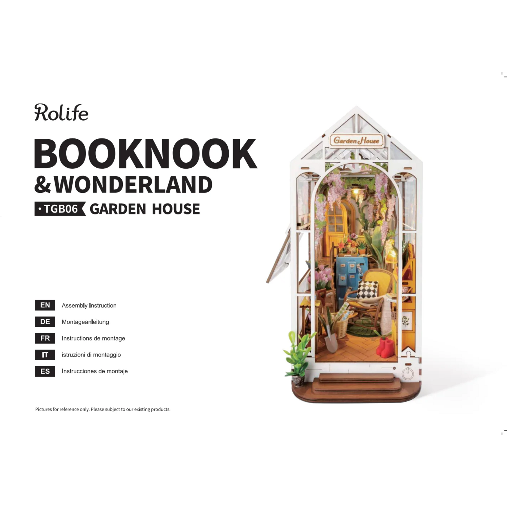 Rolife DIY Mini Garden House Book Nook Kit