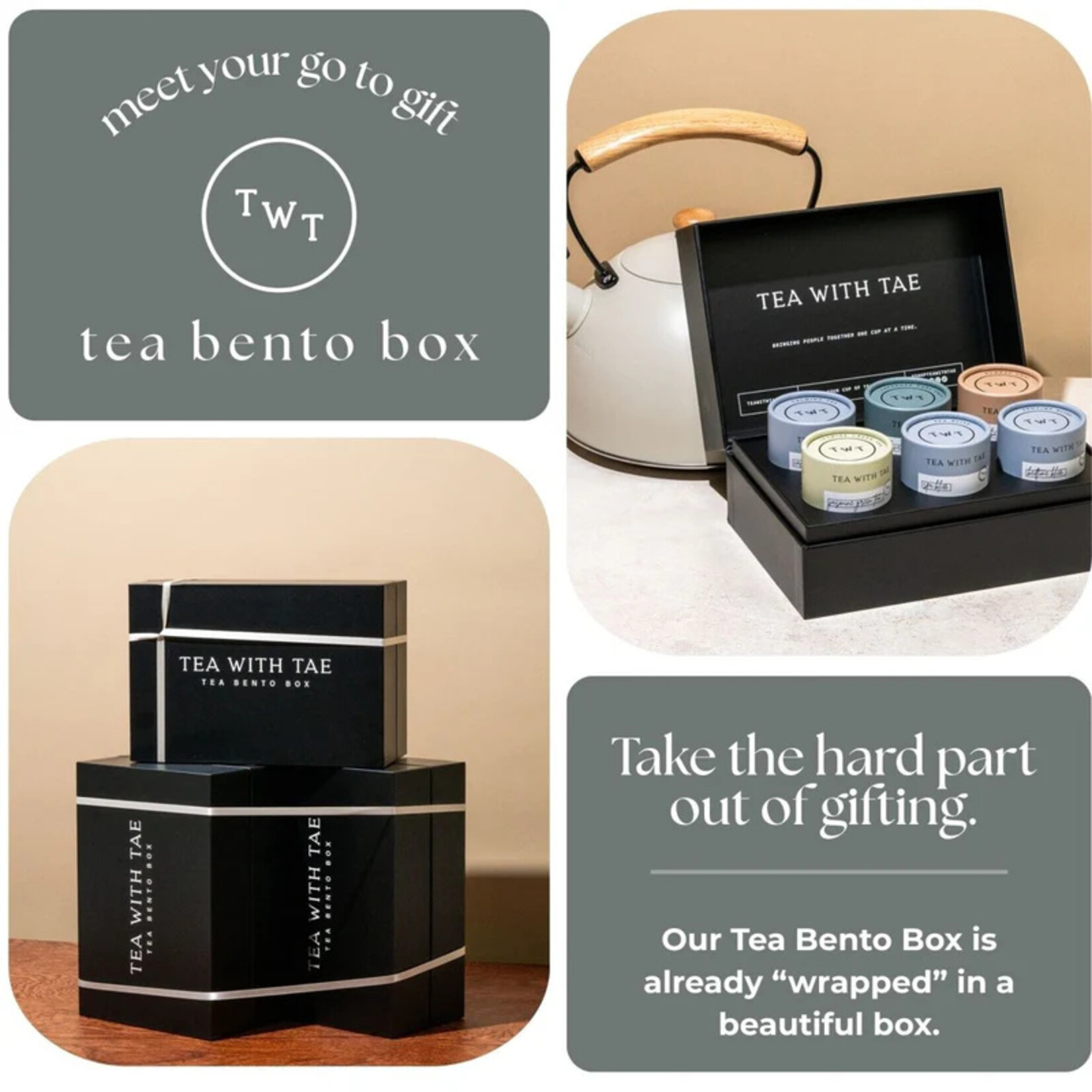 Tea with Tae Best Sellers Tea Bento Gift Set